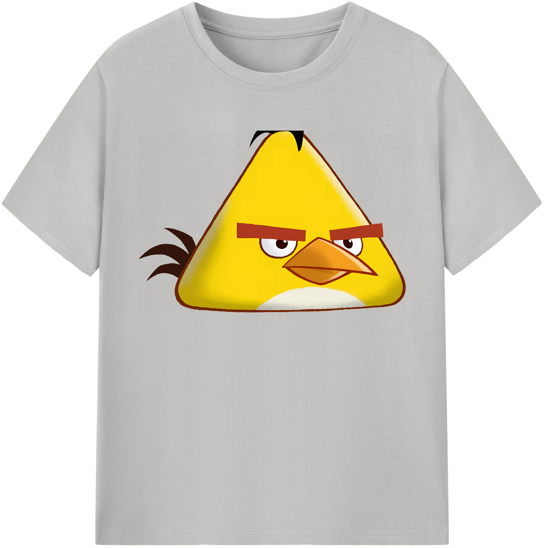 （画像用） Angry Birds アングリーバード レディースカジュアルプリントTシャツ（綿100％）
