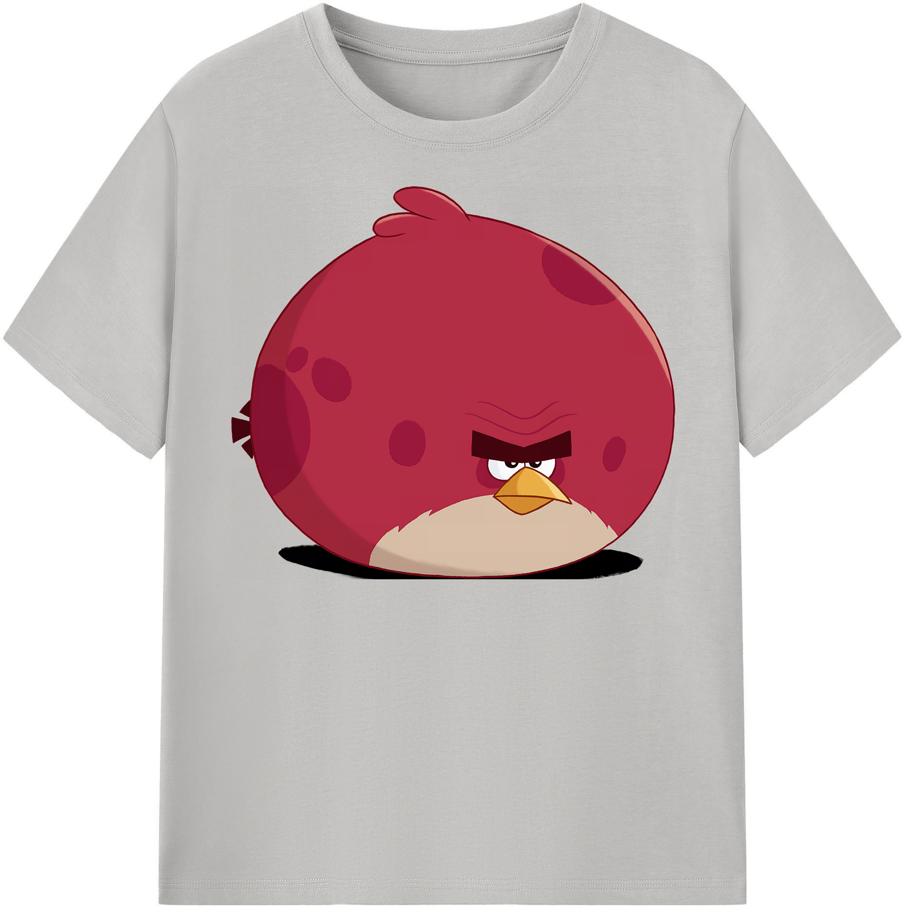 （画像用） Angry Birds アングリーバード レディースカジュアルプリントTシャツ（綿100％）