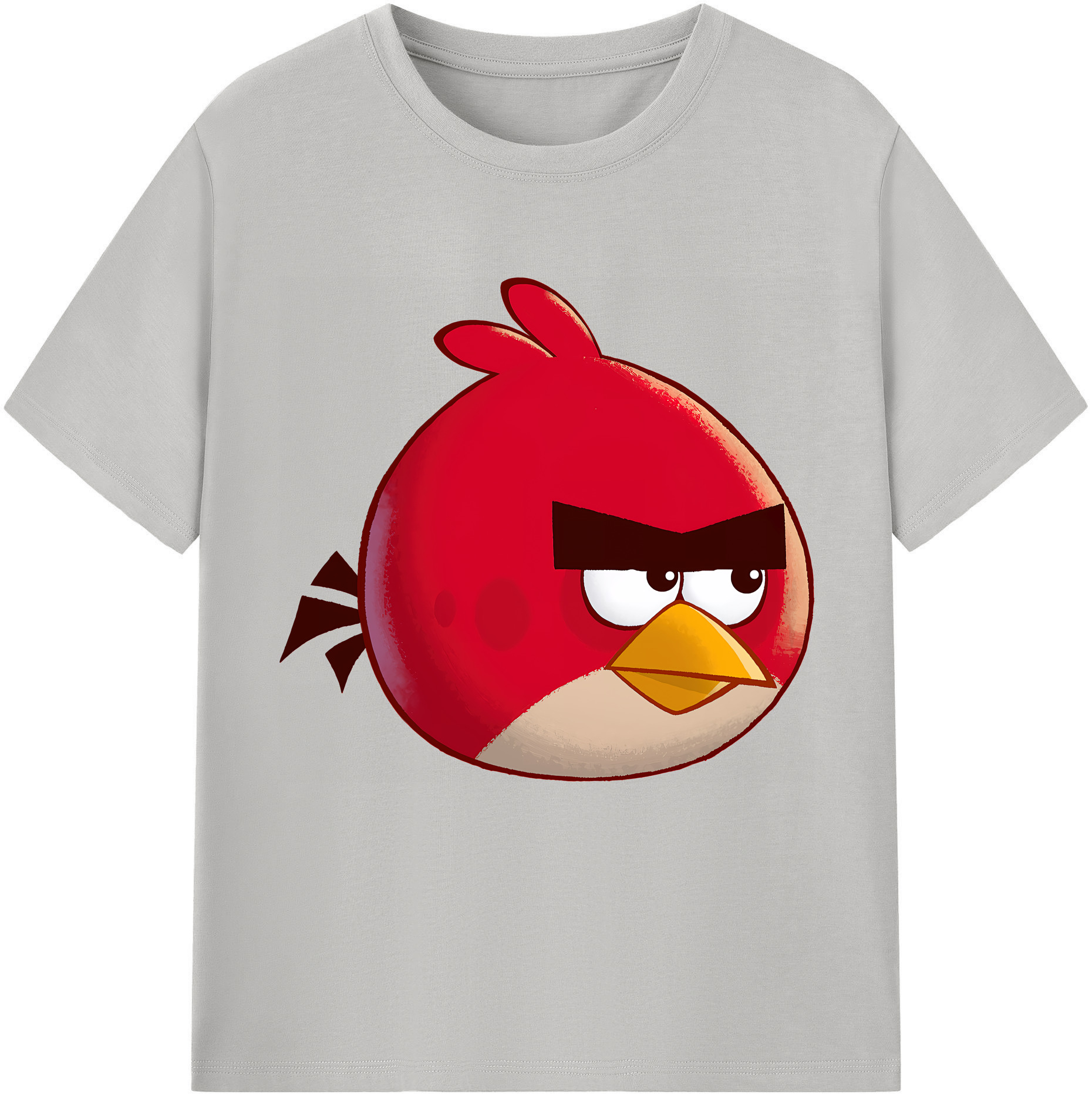 （画像用） Angry Birds アングリーバード レディースカジュアルプリントTシャツ（綿100％）