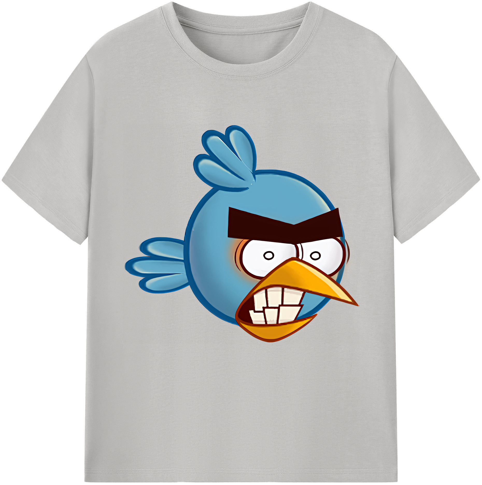 （画像用） Angry Birds アングリーバード レディースカジュアルプリントTシャツ（綿100％）