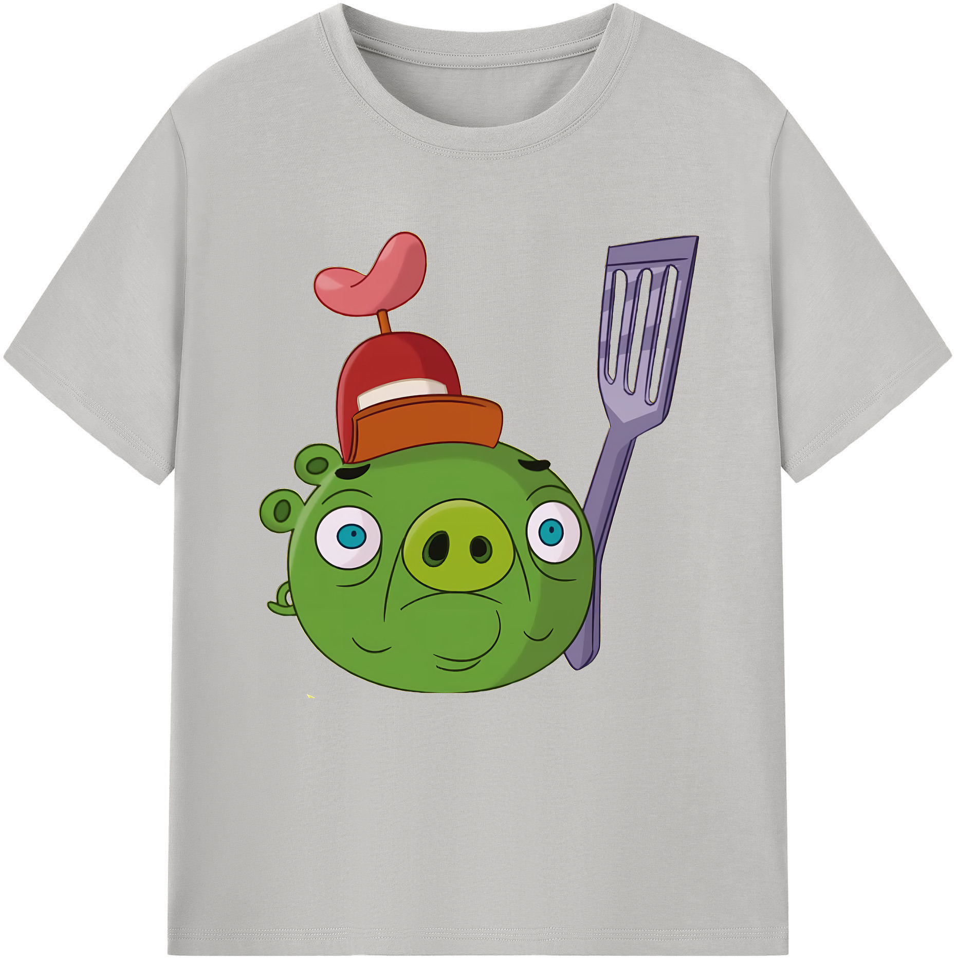 （画像用） Angry Birds アングリーバード レディースカジュアルプリントTシャツ（綿100％）
