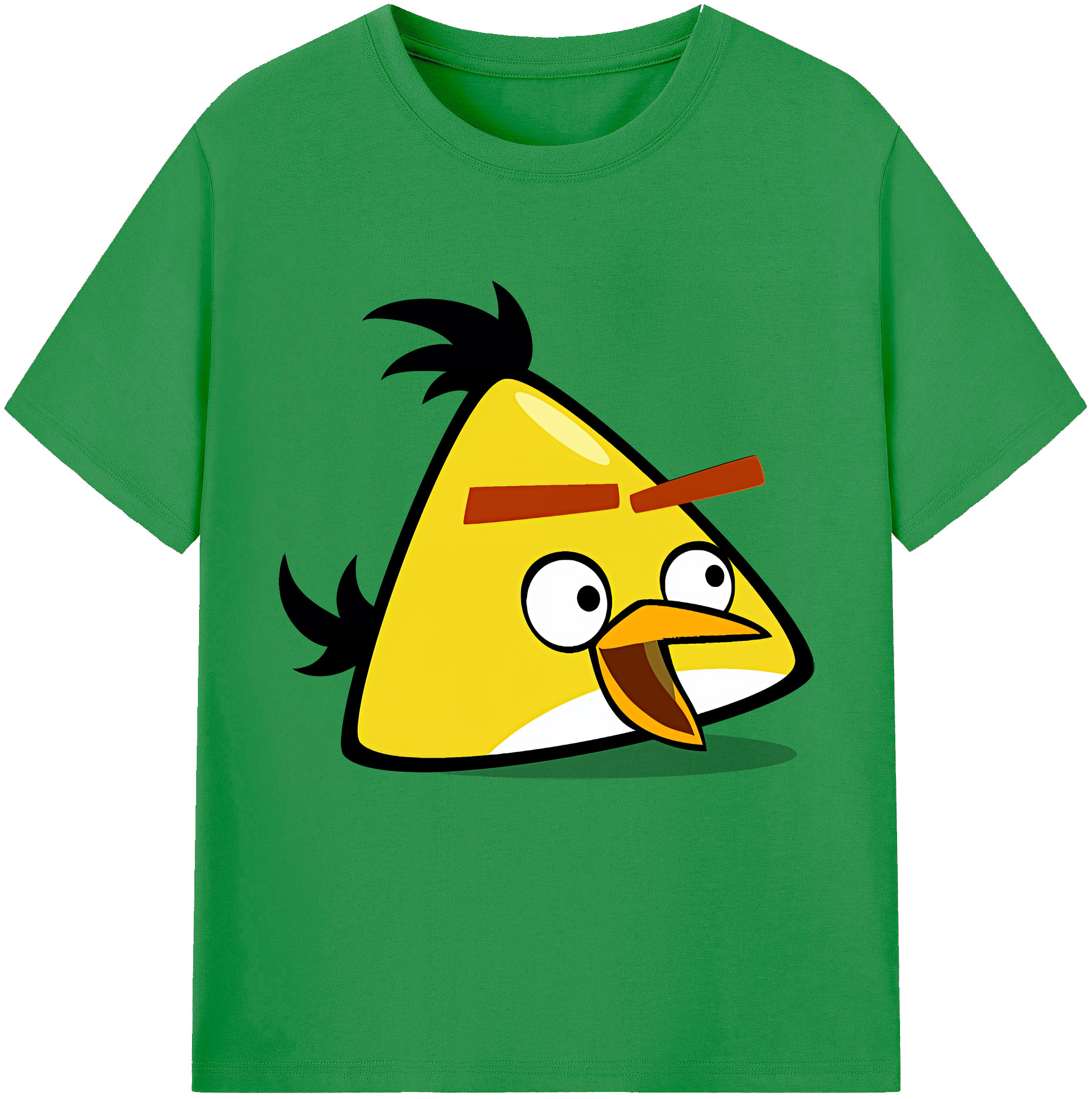 （画像用） Angry Birds アングリーバード レディースカジュアルプリントTシャツ（綿100％）