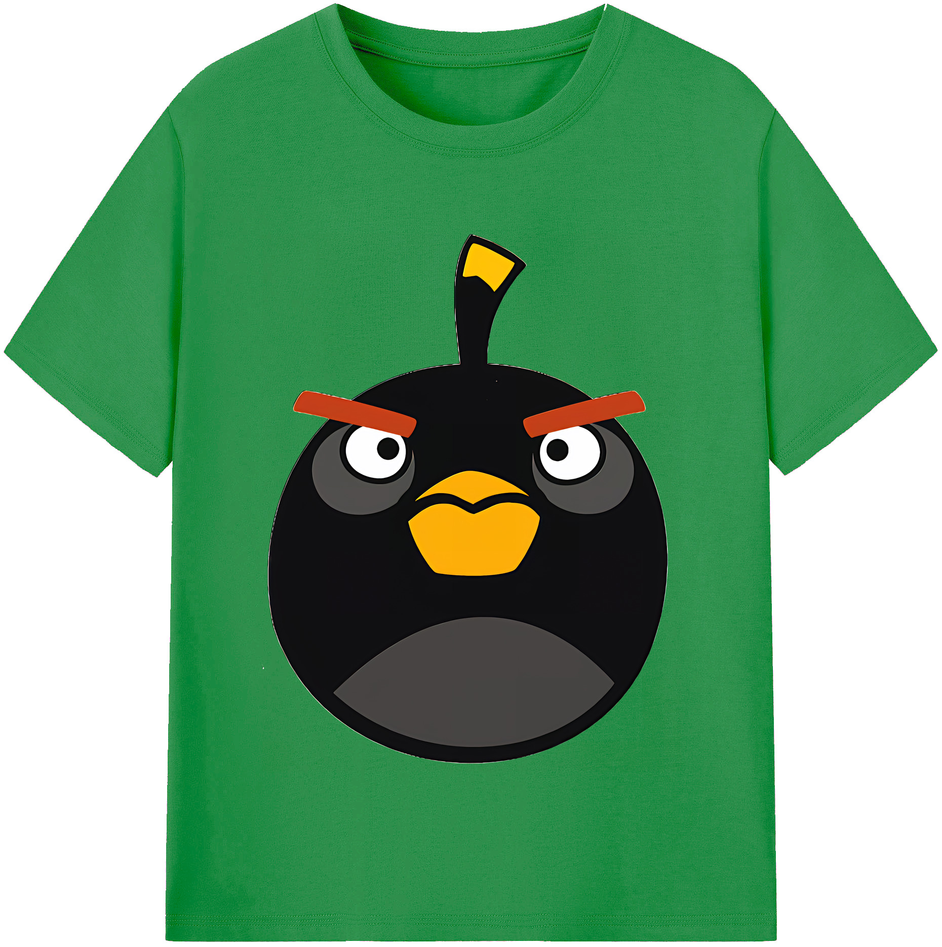 （画像用） Angry Birds アングリーバード レディースカジュアルプリントTシャツ（綿100％）