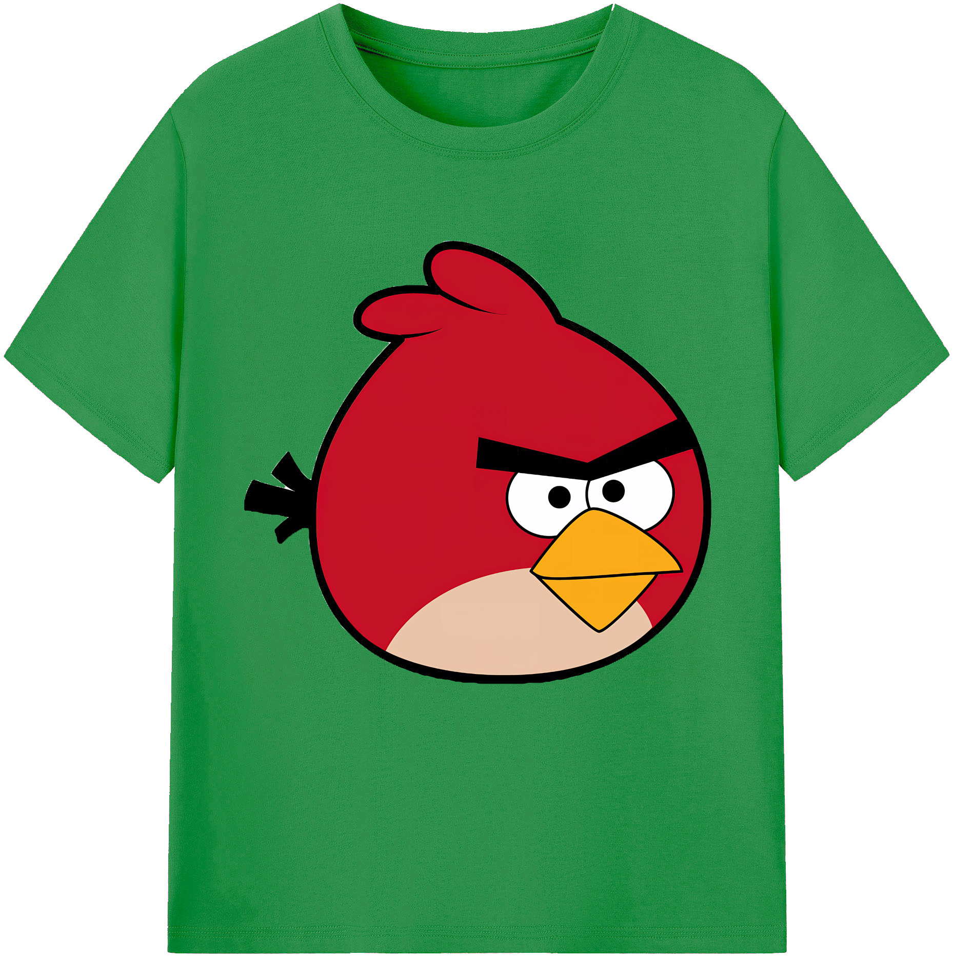 （画像用） Angry Birds アングリーバード レディースカジュアルプリントTシャツ（綿100％）