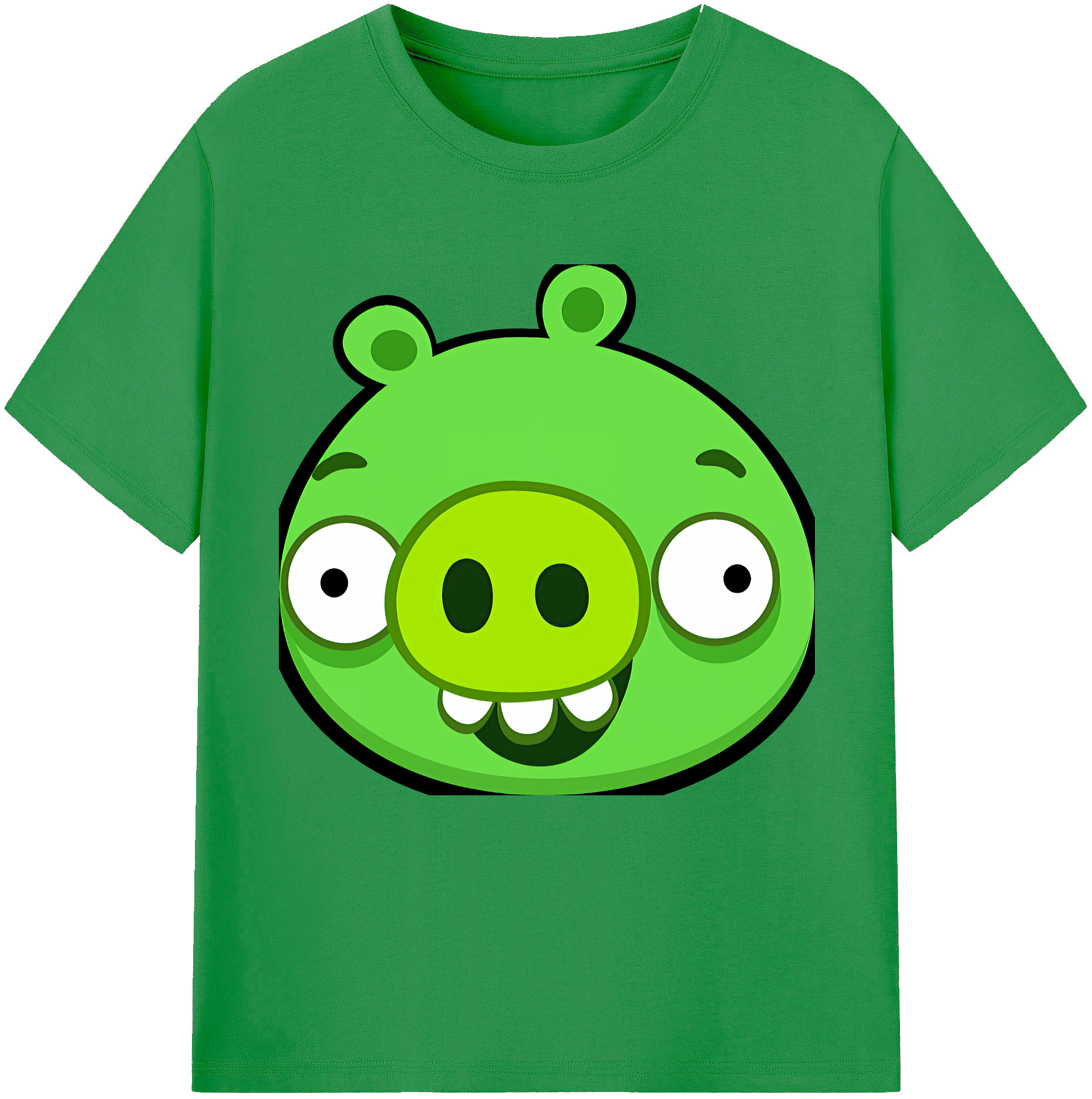 （画像用） Angry Birds アングリーバード レディースカジュアルプリントTシャツ（綿100％）