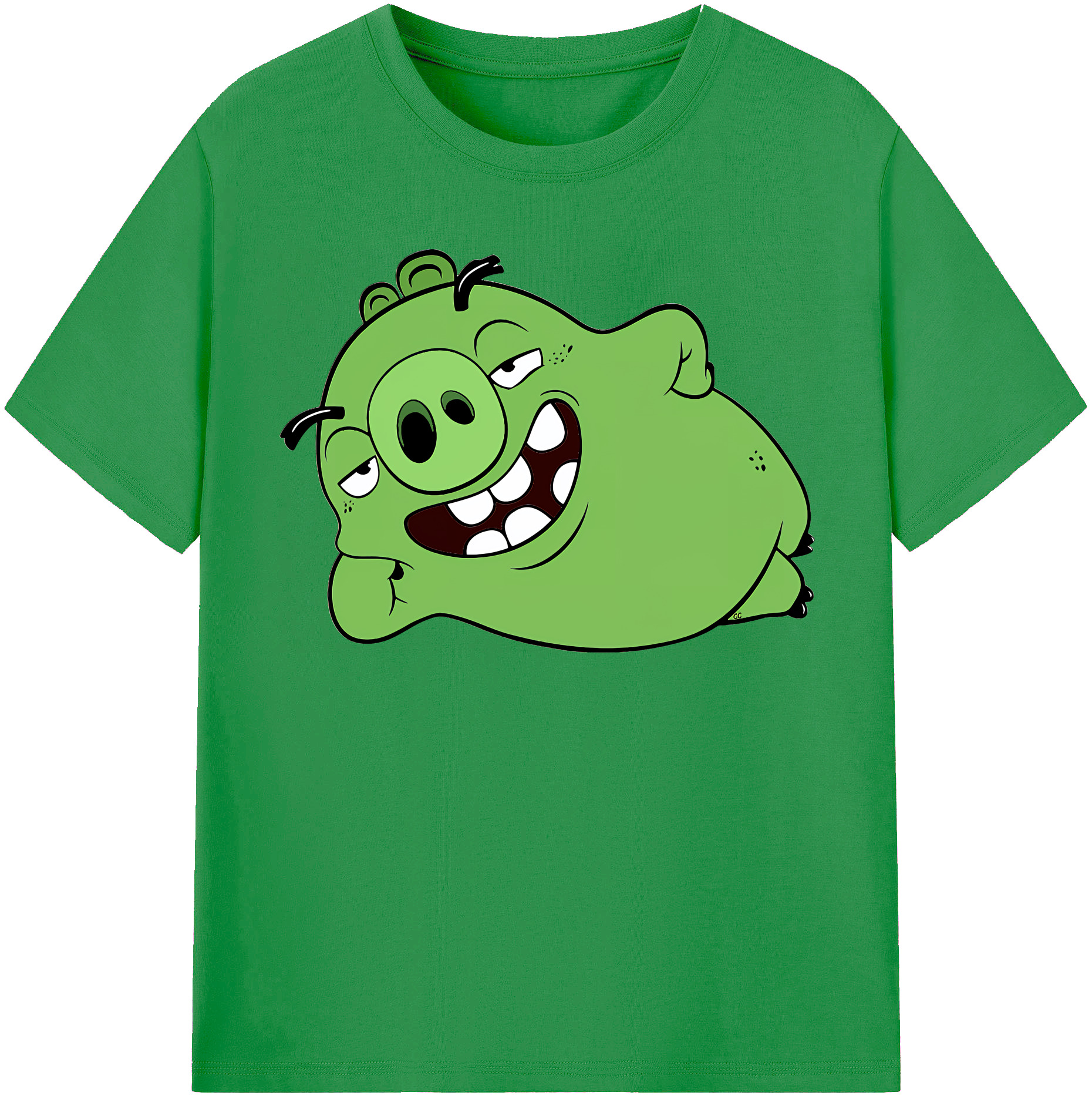 （画像用） Angry Birds アングリーバード レディースカジュアルプリントTシャツ（綿100％）
