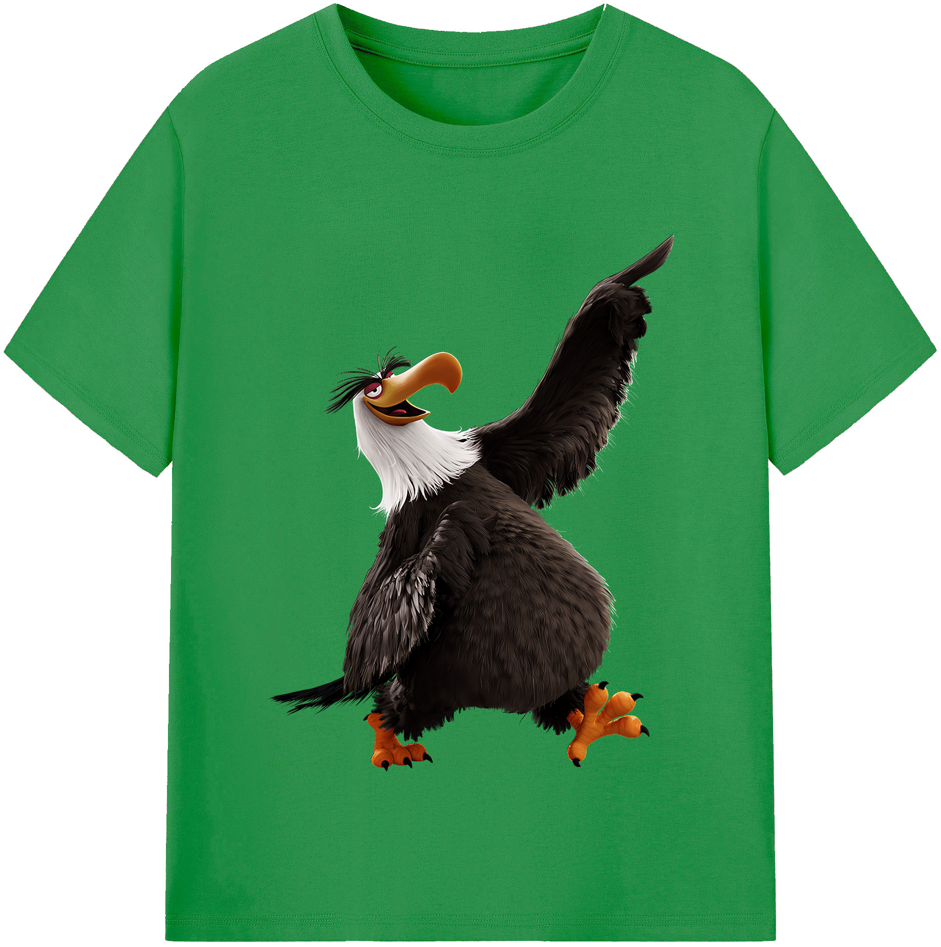 （画像用） Angry Birds アングリーバード レディースカジュアルプリントTシャツ（綿100％）
