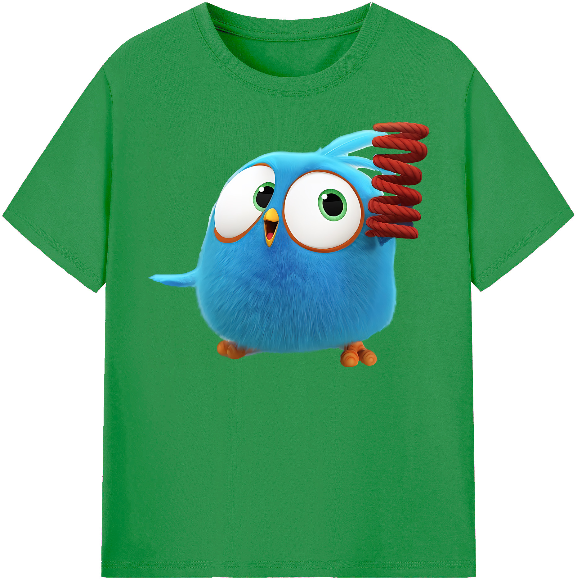 （画像用） Angry Birds アングリーバード レディースカジュアルプリントTシャツ（綿100％）