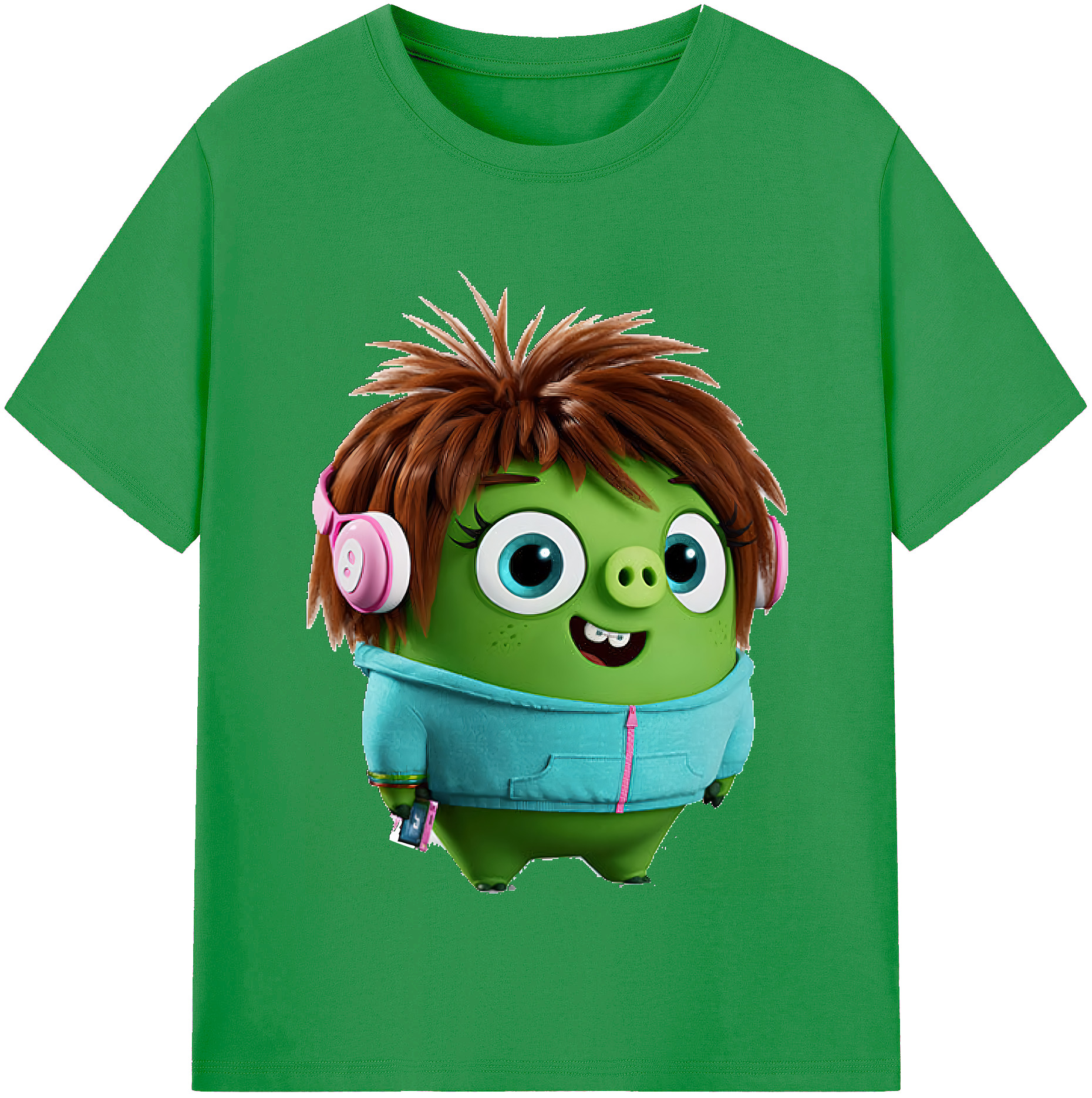 （画像用） Angry Birds アングリーバード レディースカジュアルプリントTシャツ（綿100％）