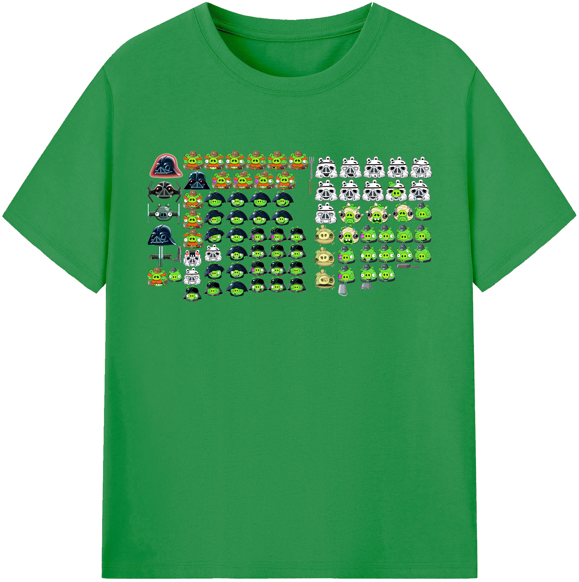 （画像用） Angry Birds アングリーバード レディースカジュアルプリントTシャツ（綿100％）