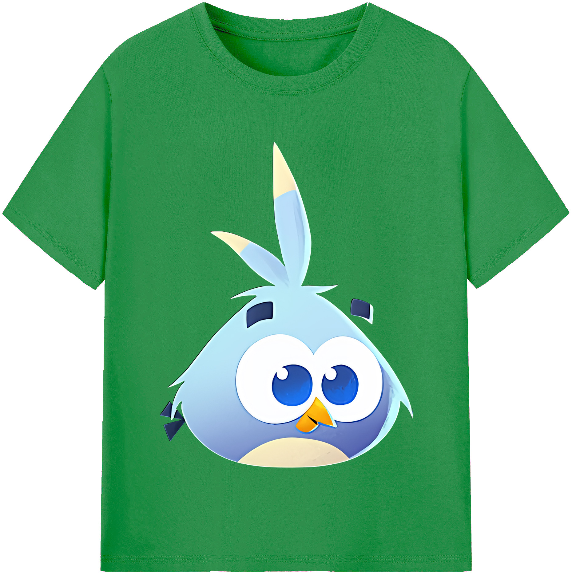 （画像用） Angry Birds アングリーバード レディースカジュアルプリントTシャツ（綿100％）