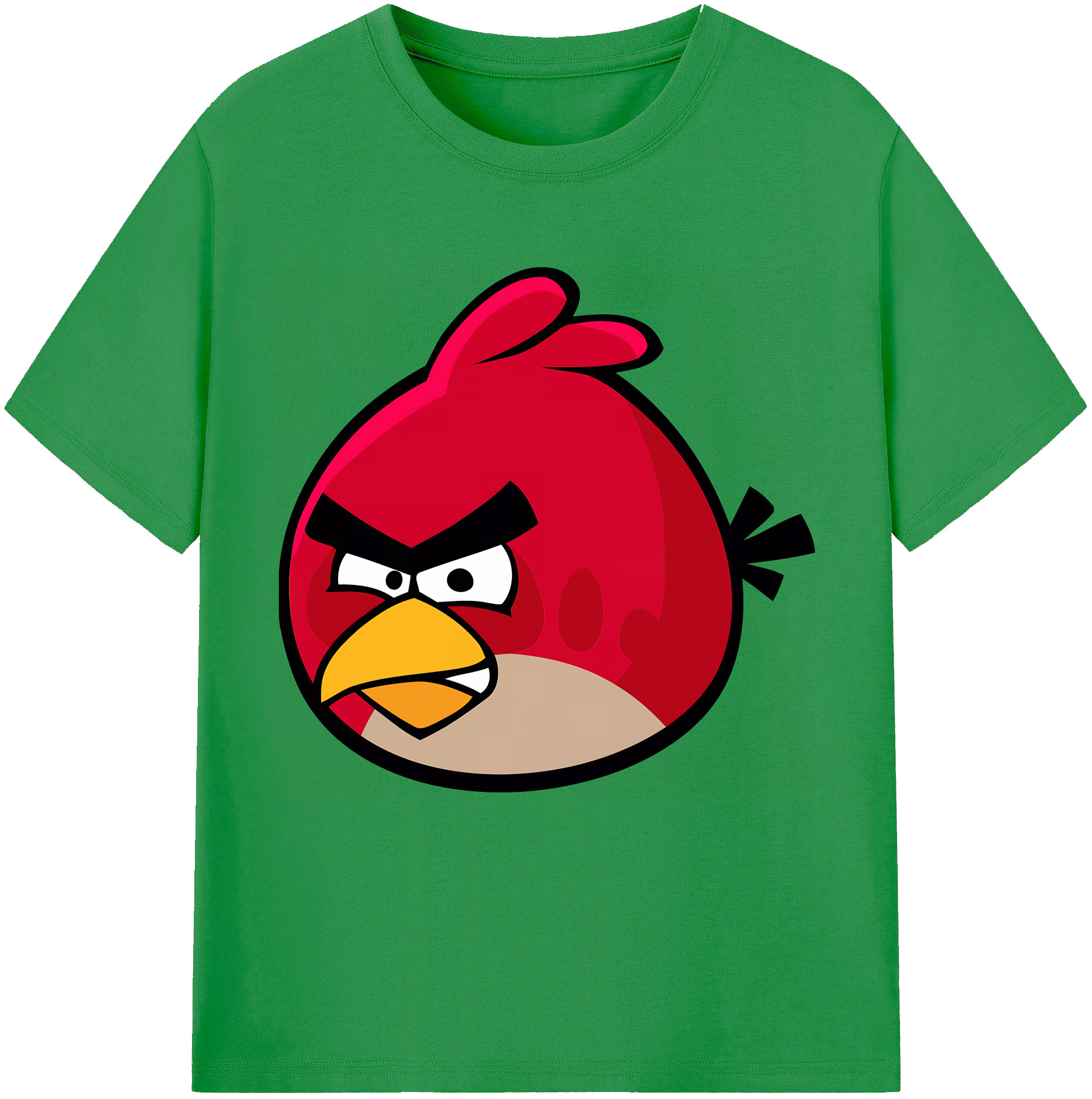 （画像用） Angry Birds アングリーバード レディースカジュアルプリントTシャツ（綿100％）