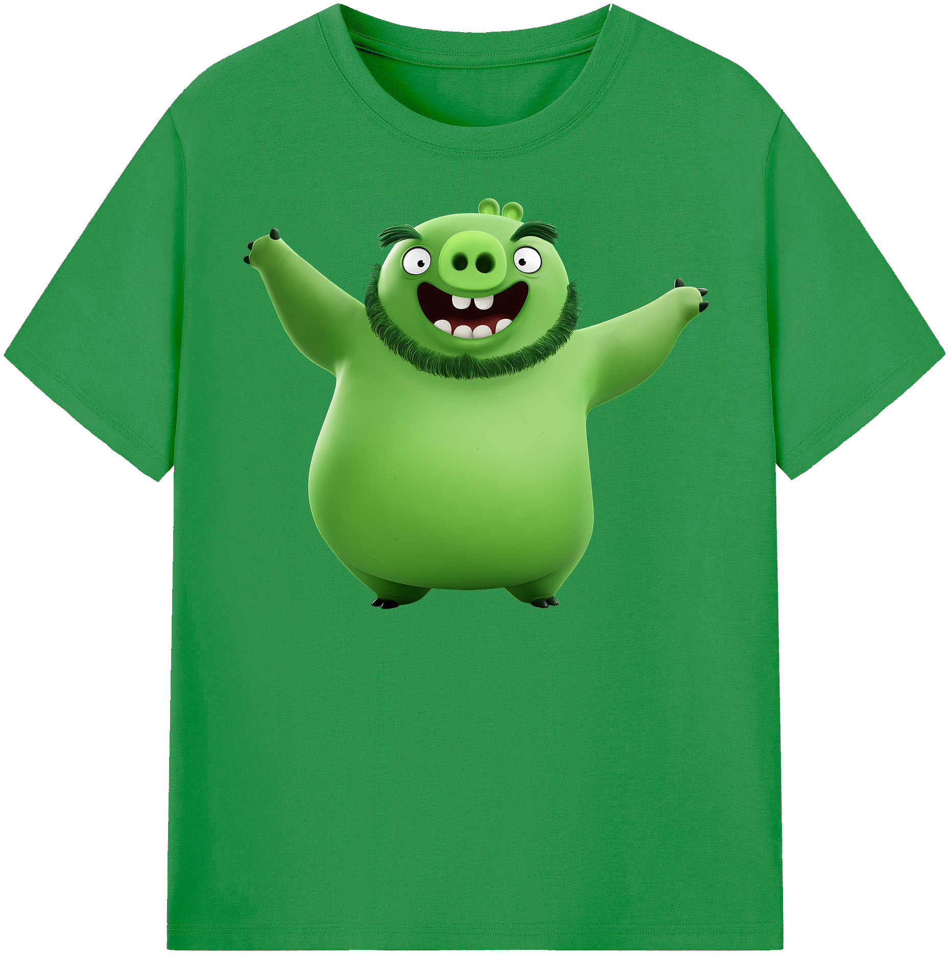 （画像用） Angry Birds アングリーバード レディースカジュアルプリントTシャツ（綿100％）