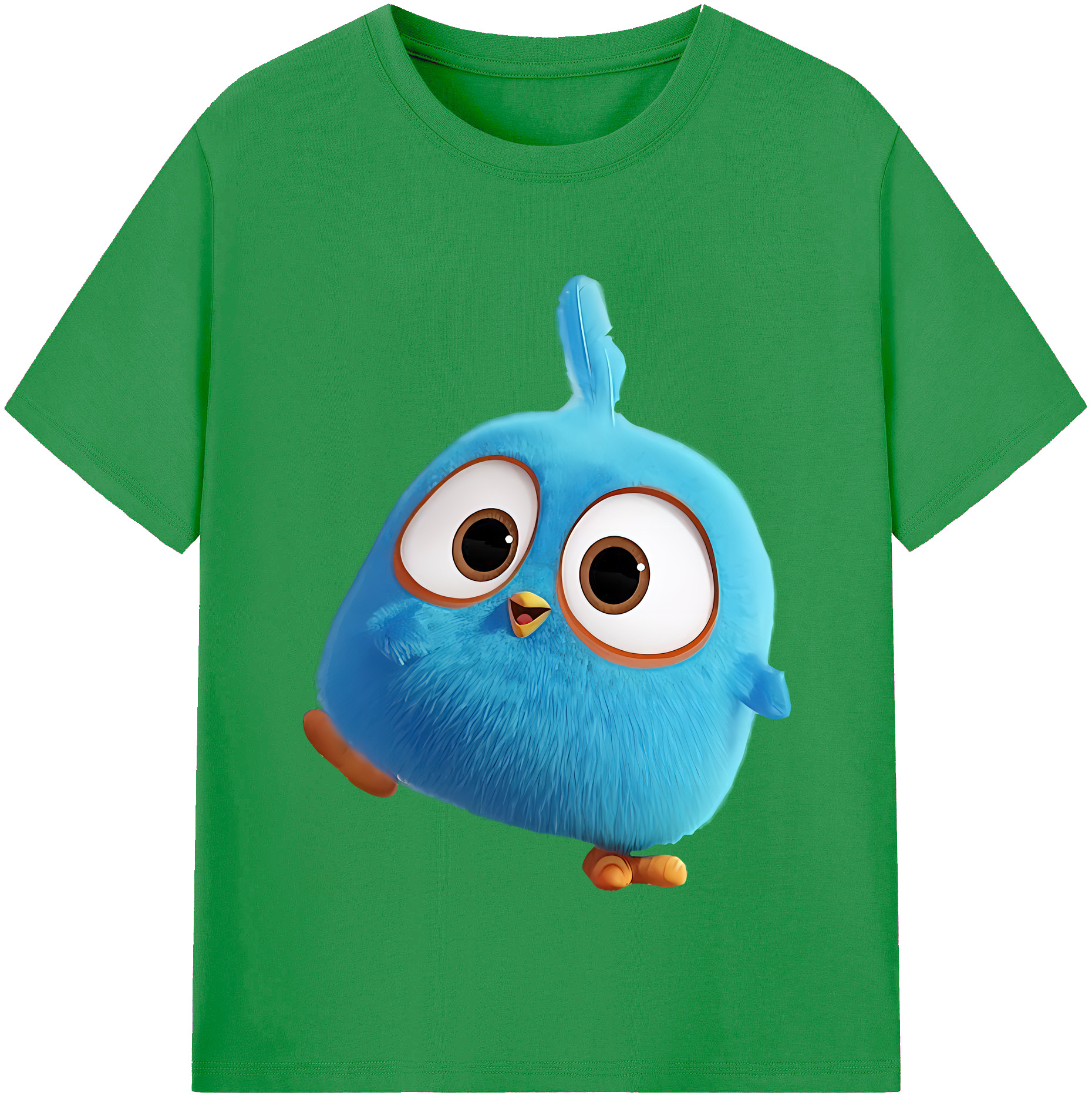 （画像用） Angry Birds アングリーバード レディースカジュアルプリントTシャツ（綿100％）