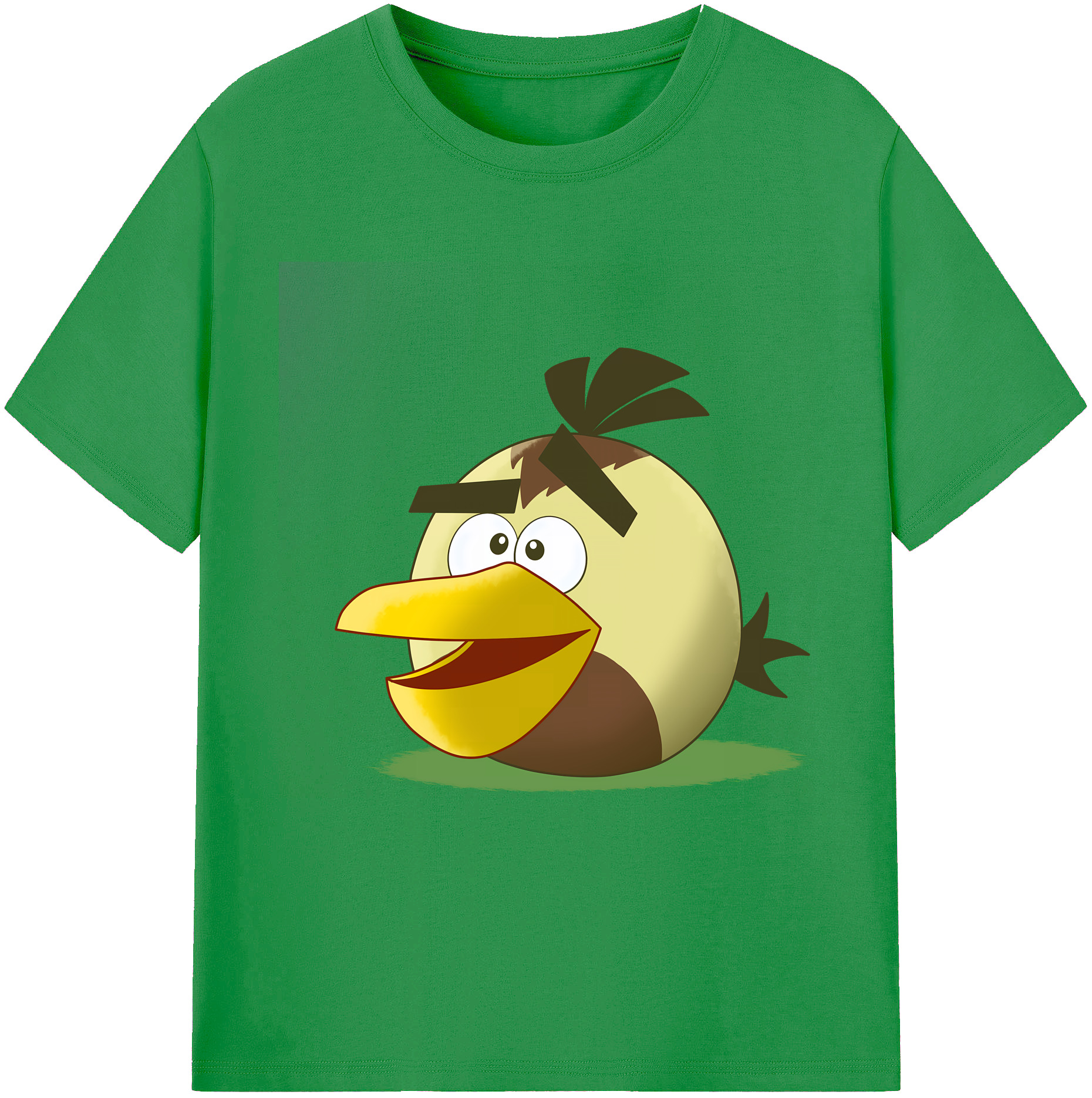 （画像用） Angry Birds アングリーバード レディースカジュアルプリントTシャツ（綿100％）