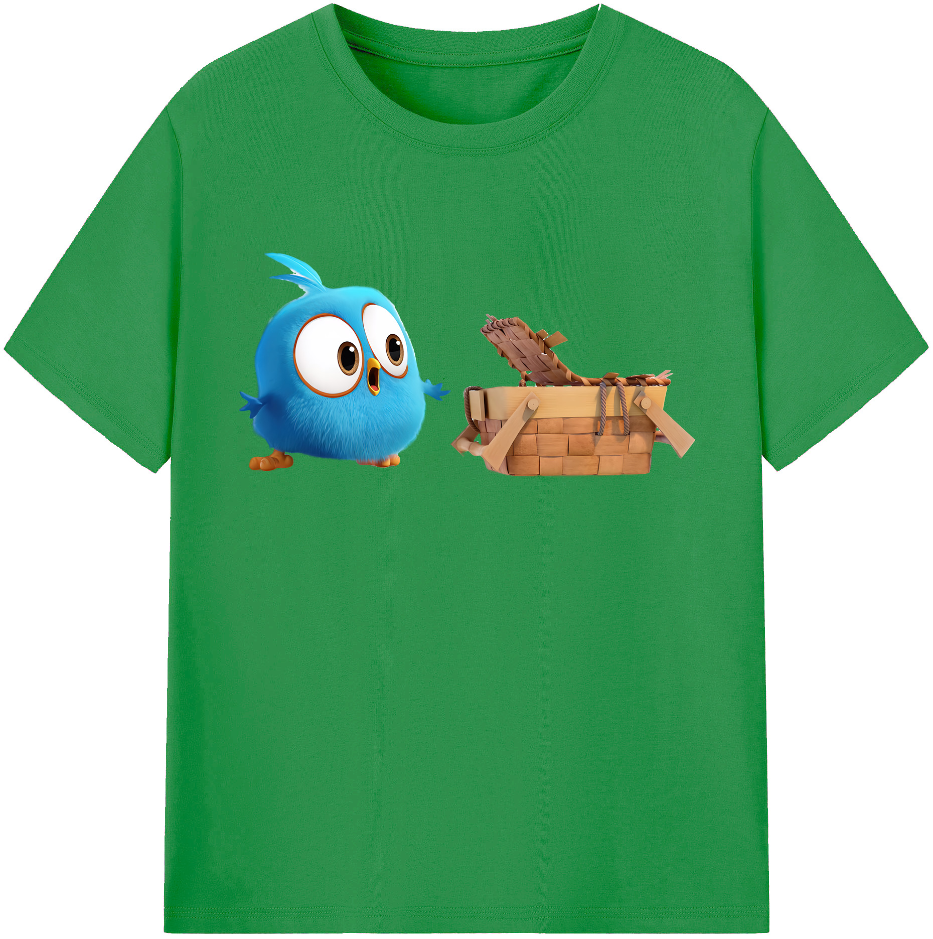 （画像用） Angry Birds アングリーバード レディースカジュアルプリントTシャツ（綿100％）