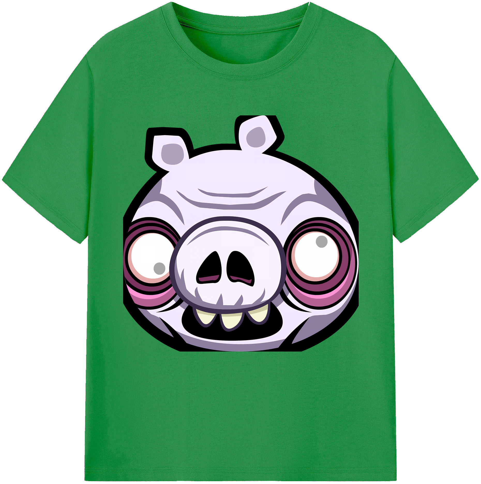 （画像用） Angry Birds アングリーバード レディースカジュアルプリントTシャツ（綿100％）