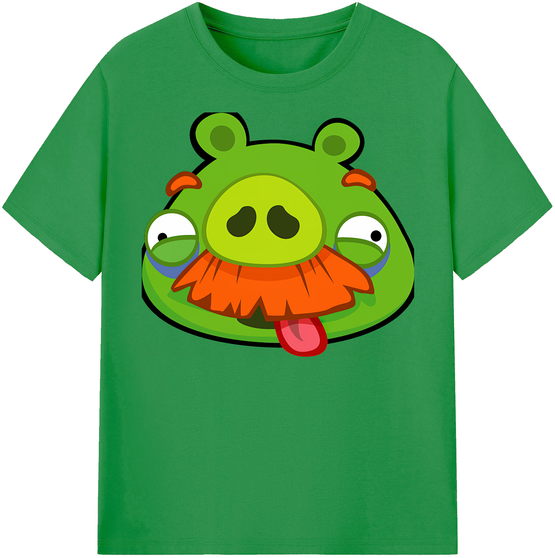 （画像用） Angry Birds アングリーバード レディースカジュアルプリントTシャツ（綿100％）