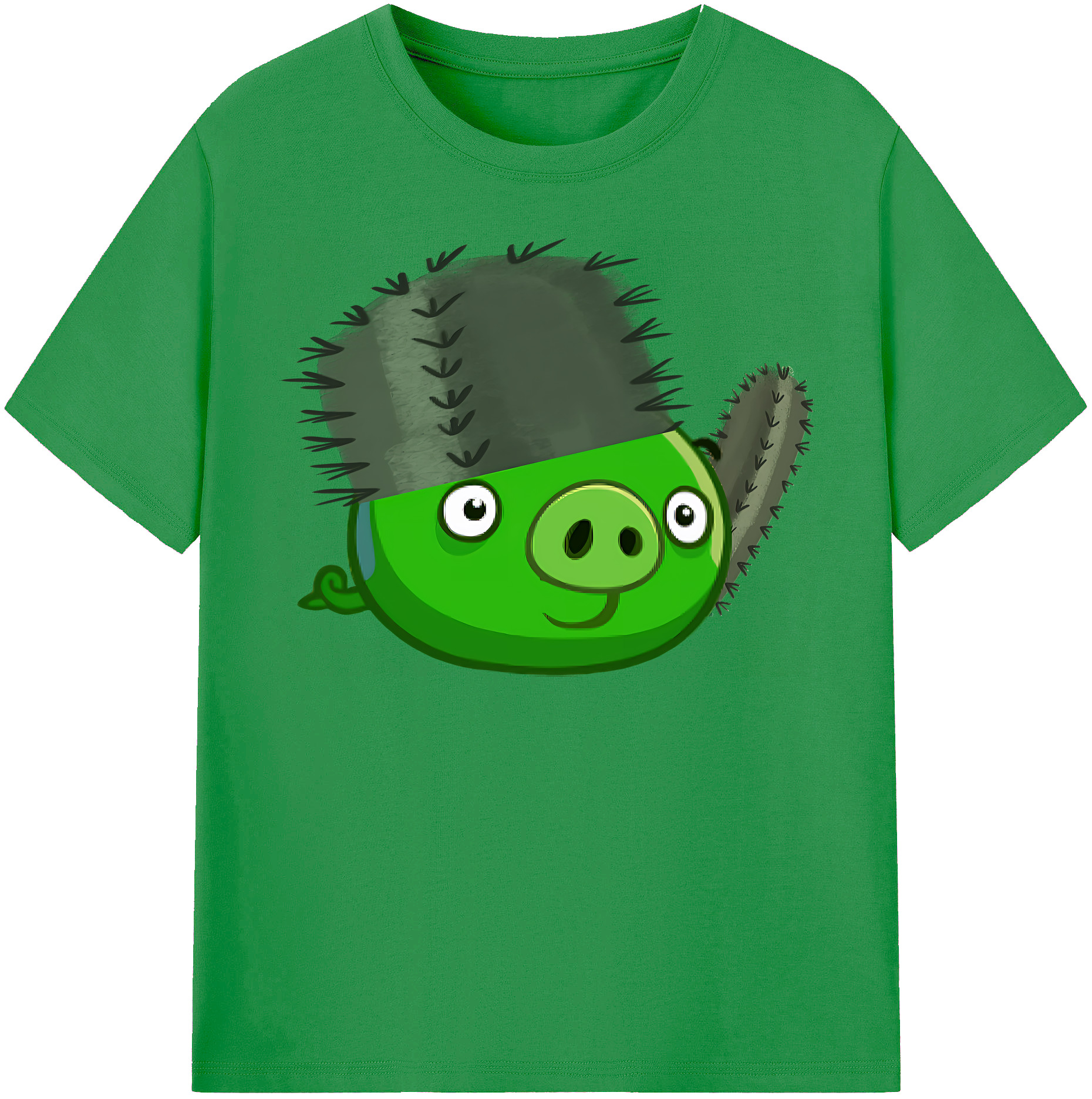 （画像用） Angry Birds アングリーバード レディースカジュアルプリントTシャツ（綿100％）