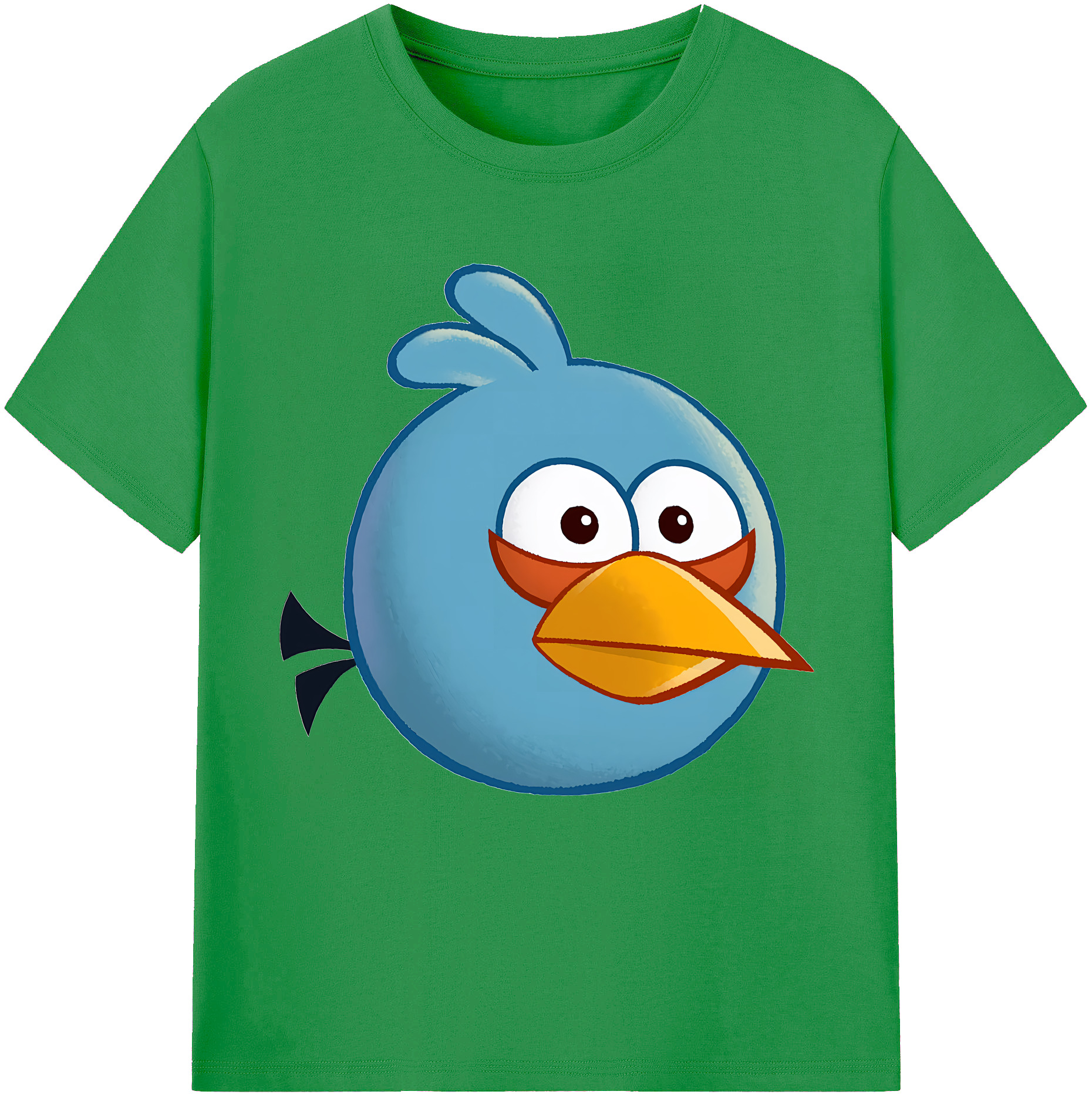 （画像用） Angry Birds アングリーバード レディースカジュアルプリントTシャツ（綿100％）