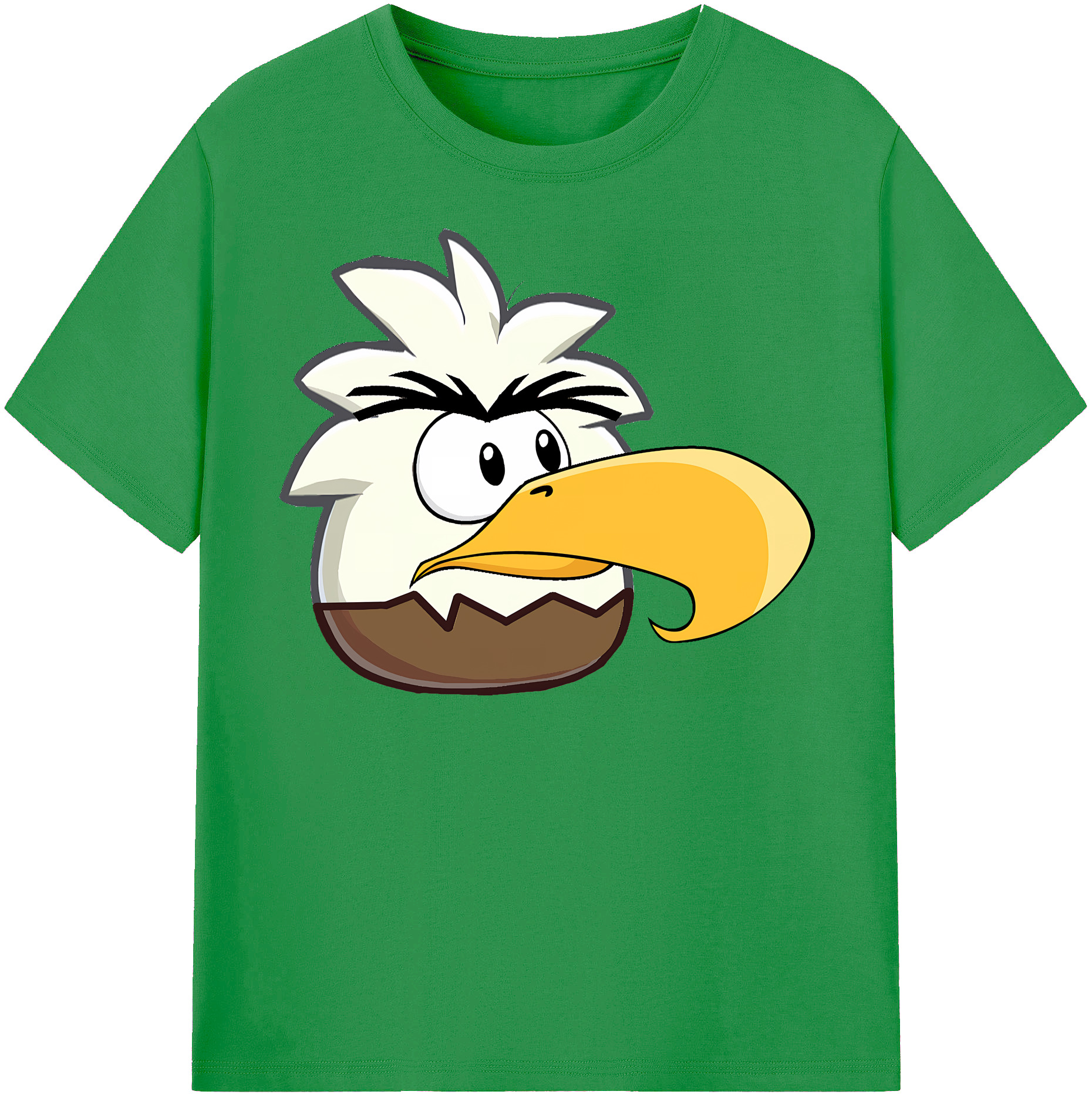 （画像用） Angry Birds アングリーバード レディースカジュアルプリントTシャツ（綿100％）