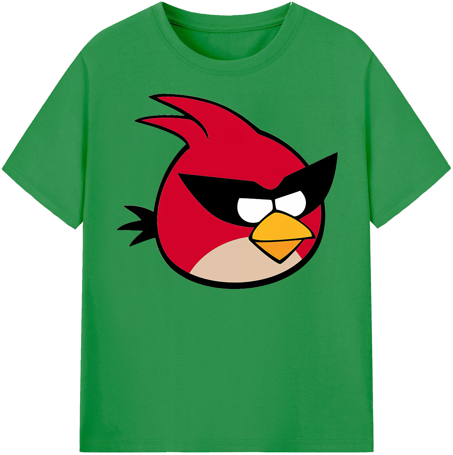 （画像用） Angry Birds アングリーバード レディースカジュアルプリントTシャツ（綿100％）