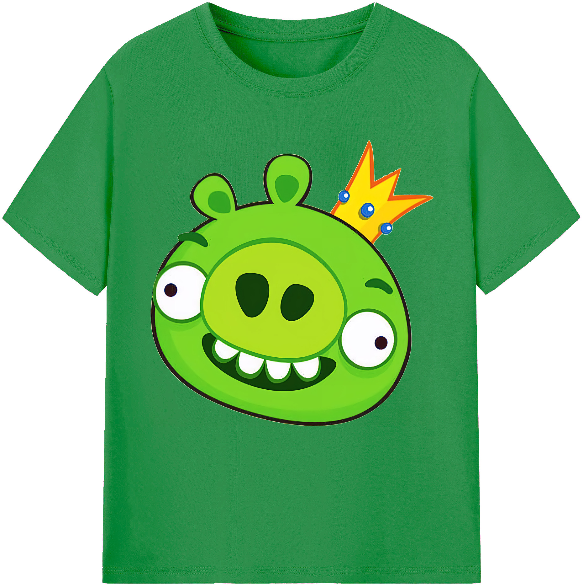 （画像用） Angry Birds アングリーバード レディースカジュアルプリントTシャツ（綿100％）