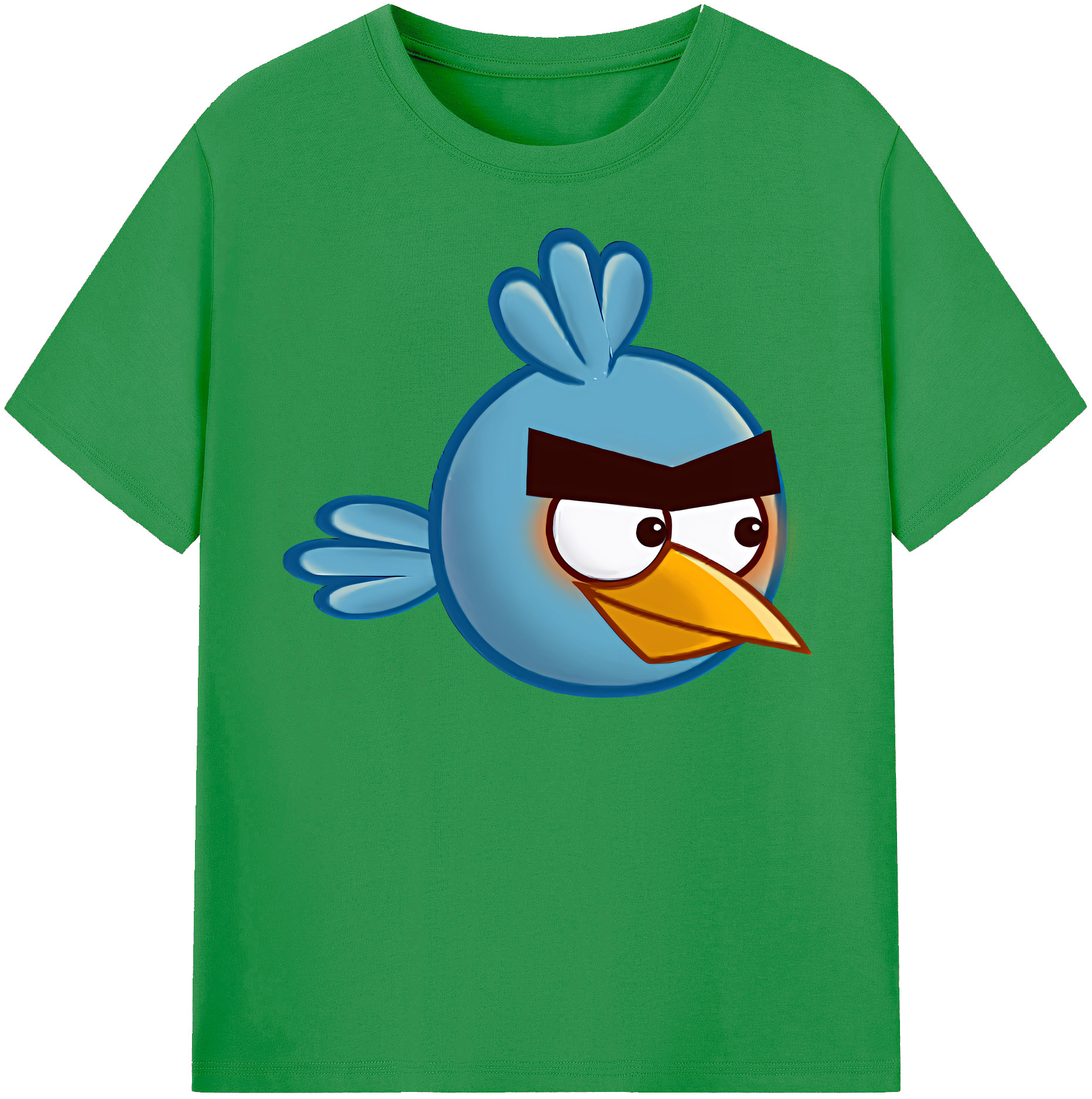 （画像用） Angry Birds アングリーバード レディースカジュアルプリントTシャツ（綿100％）