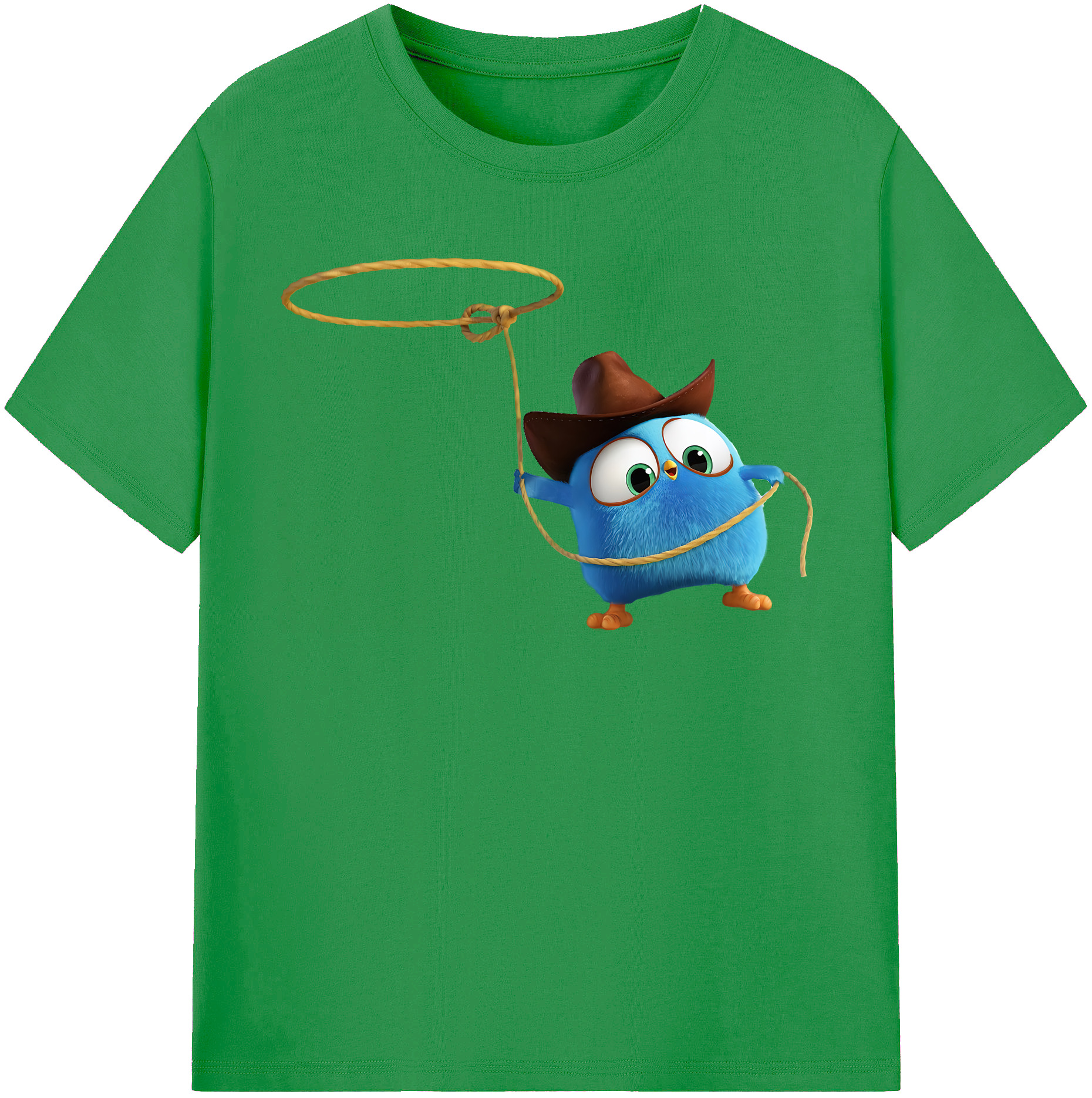 （画像用） Angry Birds アングリーバード レディースカジュアルプリントTシャツ（綿100％）