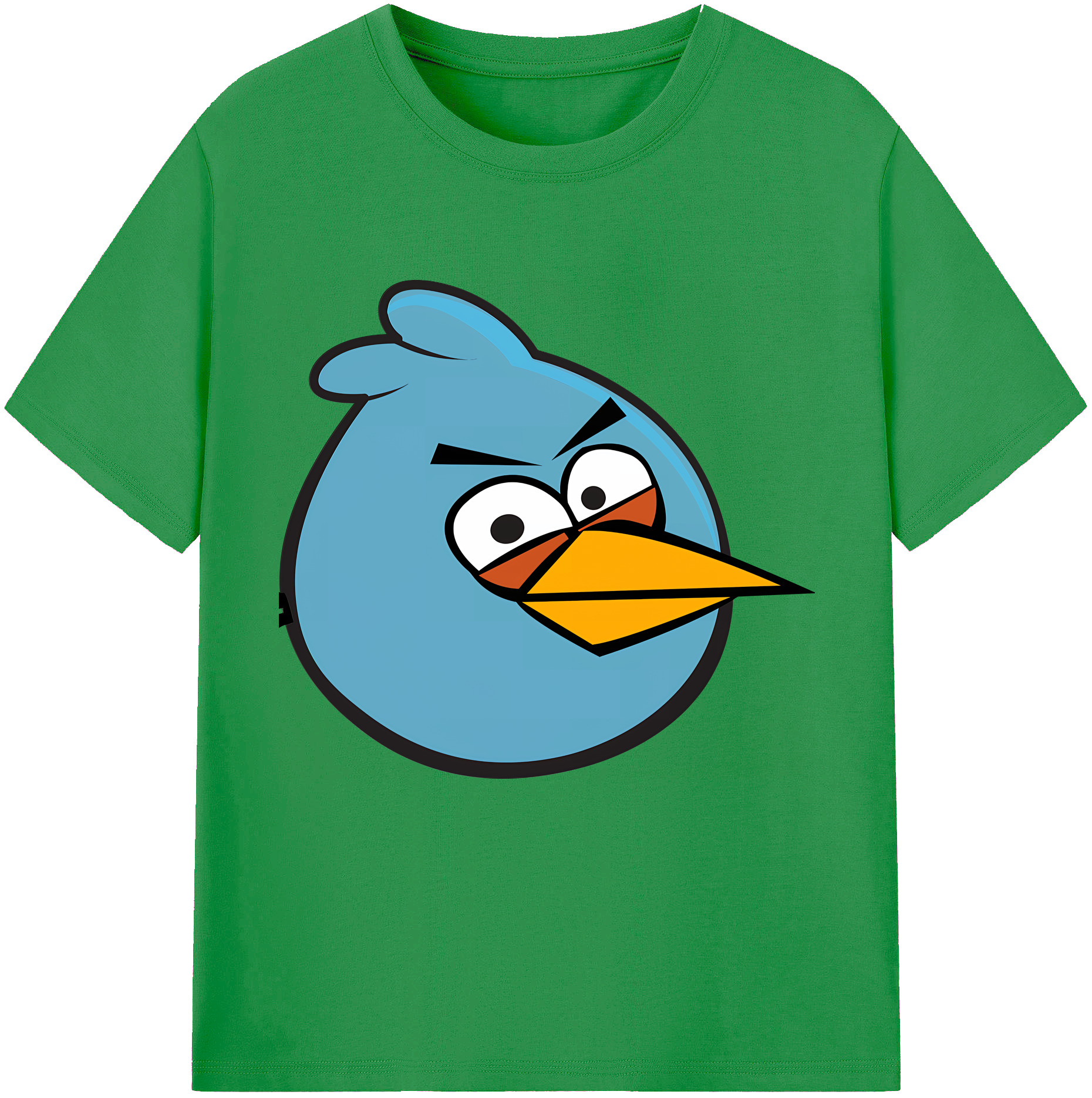 （画像用） Angry Birds アングリーバード レディースカジュアルプリントTシャツ（綿100％）
