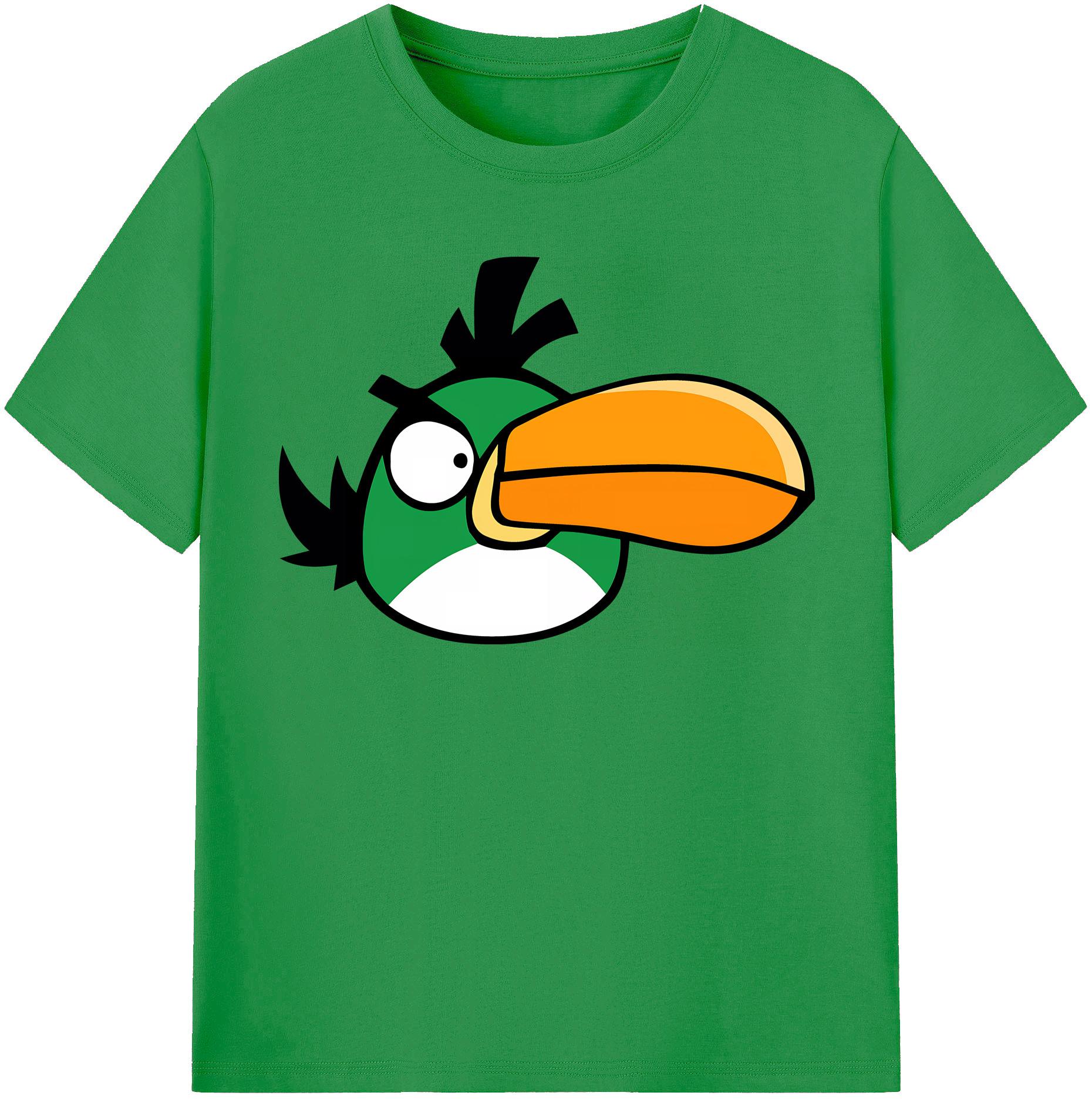 （画像用） Angry Birds アングリーバード レディースカジュアルプリントTシャツ（綿100％）