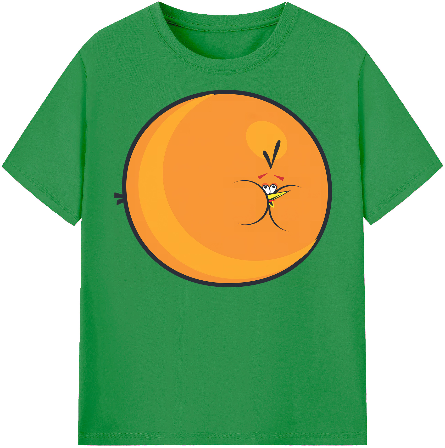 （画像用） Angry Birds アングリーバード レディースカジュアルプリントTシャツ（綿100％）