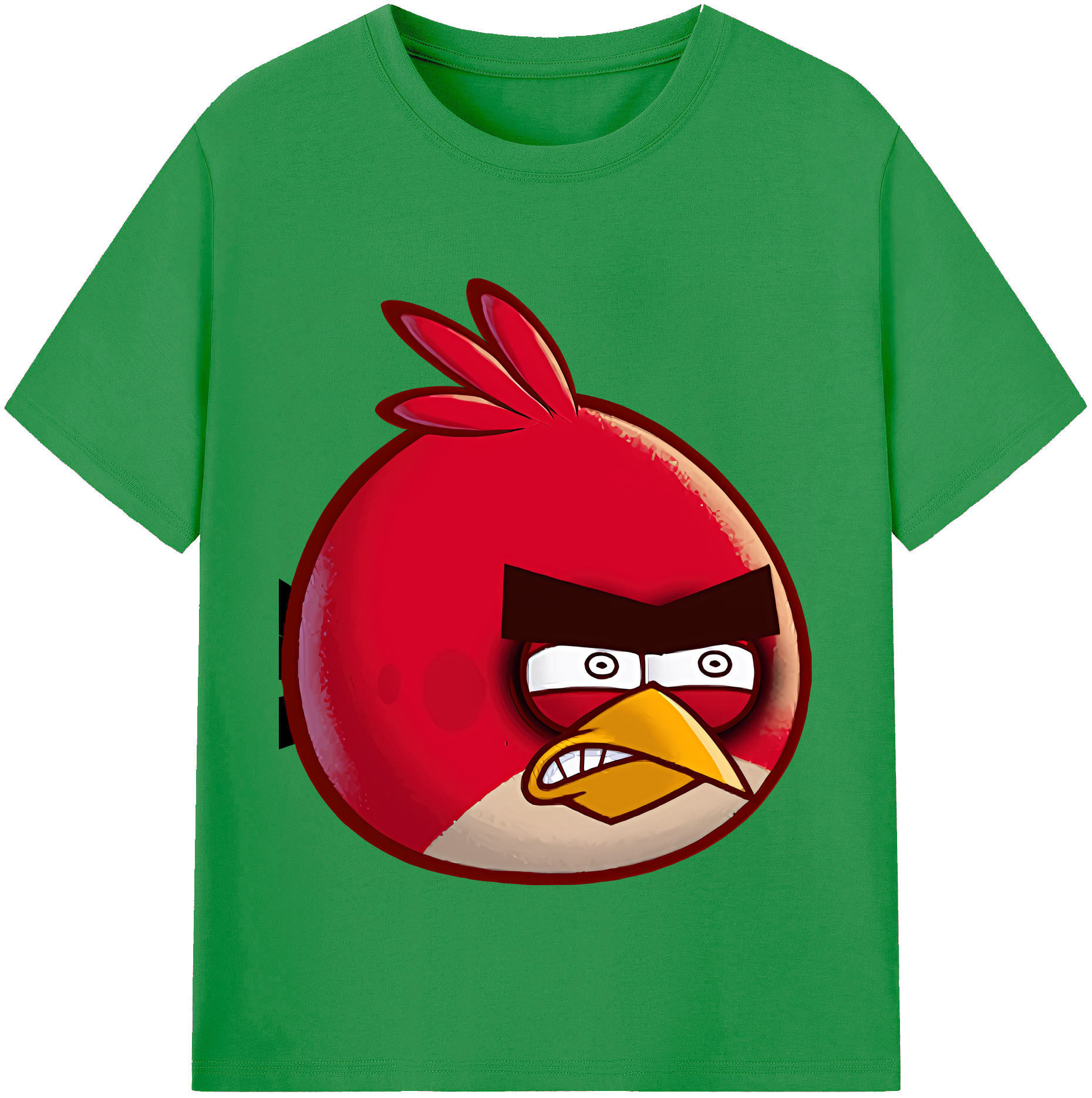 （画像用） Angry Birds アングリーバード レディースカジュアルプリントTシャツ（綿100％）