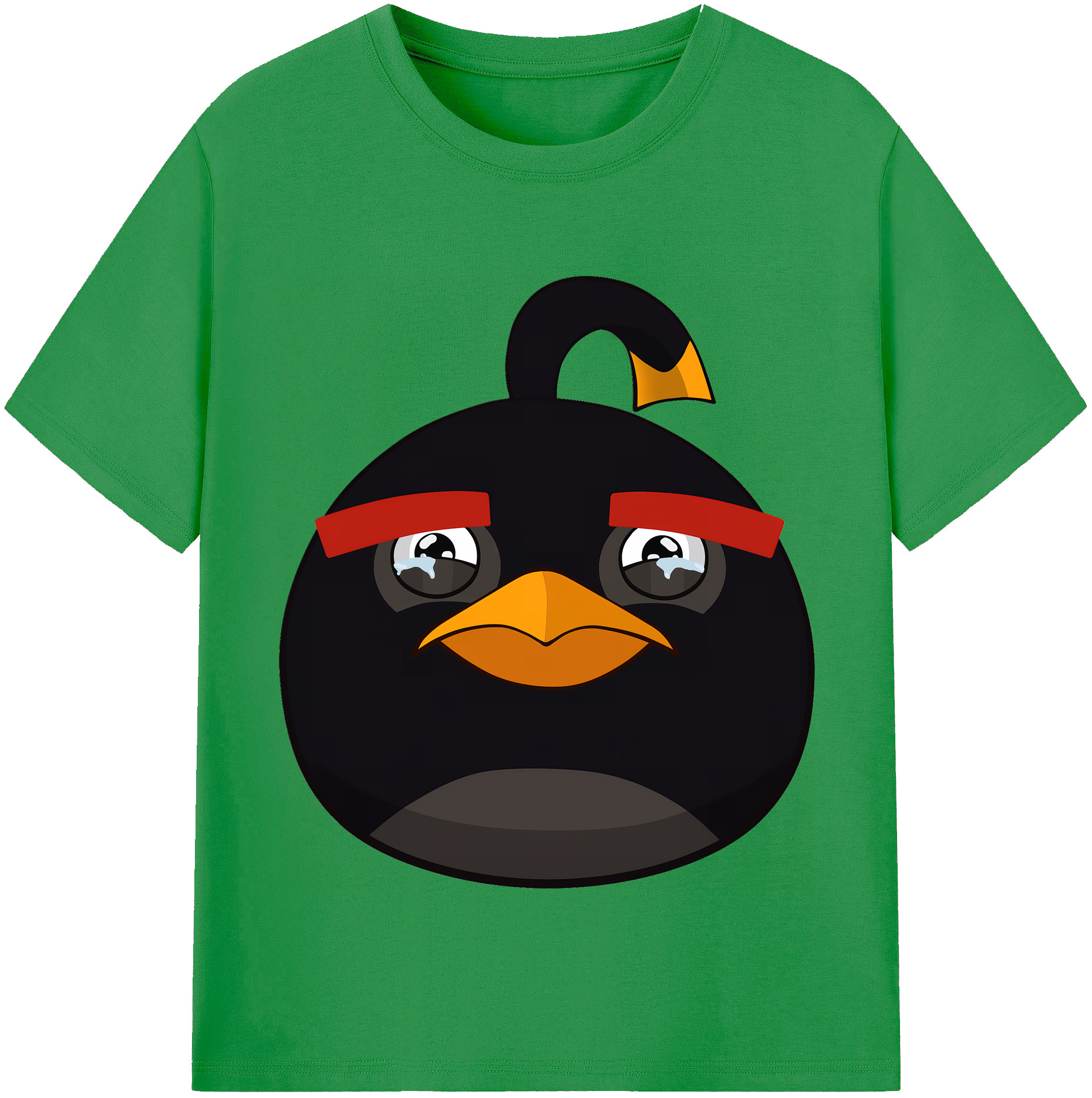 （画像用） Angry Birds アングリーバード レディースカジュアルプリントTシャツ（綿100％）