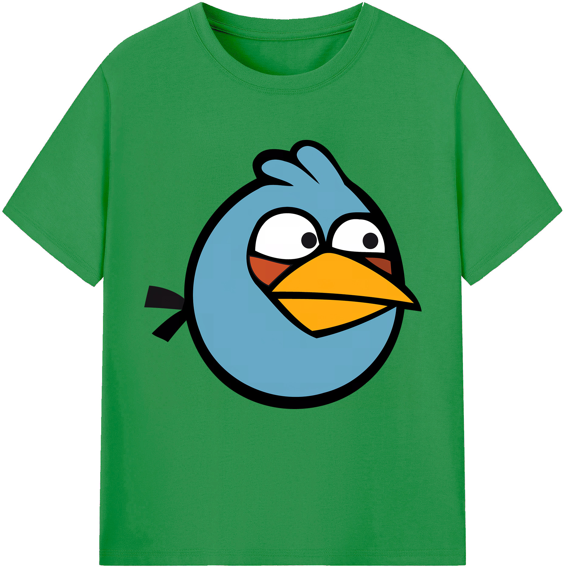 （画像用） Angry Birds アングリーバード レディースカジュアルプリントTシャツ（綿100％）