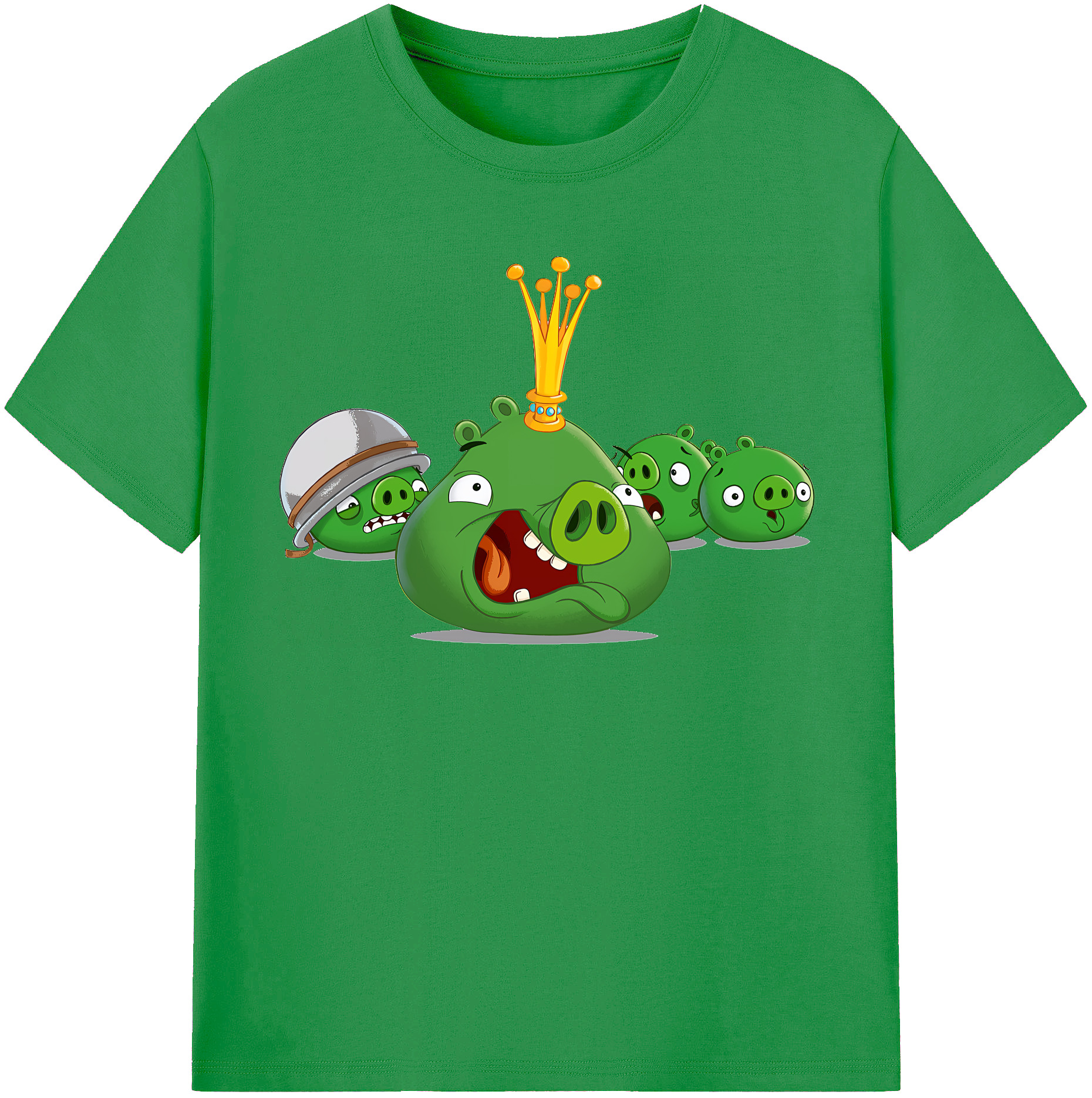 （画像用） Angry Birds アングリーバード レディースカジュアルプリントTシャツ（綿100％）