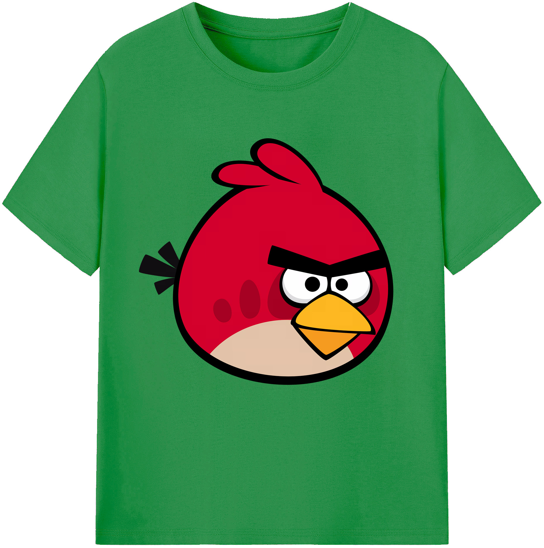 （画像用） Angry Birds アングリーバード レディースカジュアルプリントTシャツ（綿100％）