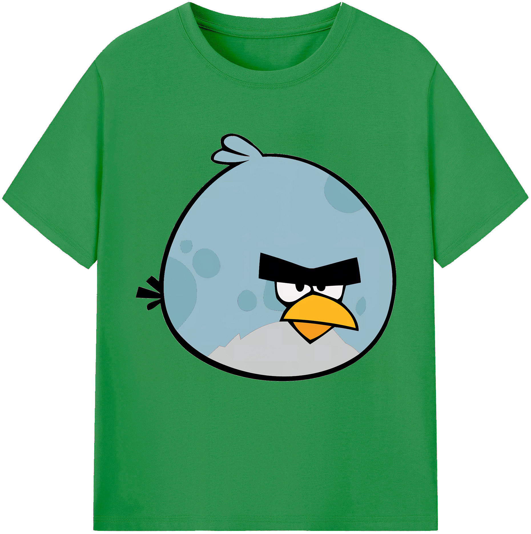 （画像用） Angry Birds アングリーバード レディースカジュアルプリントTシャツ（綿100％）
