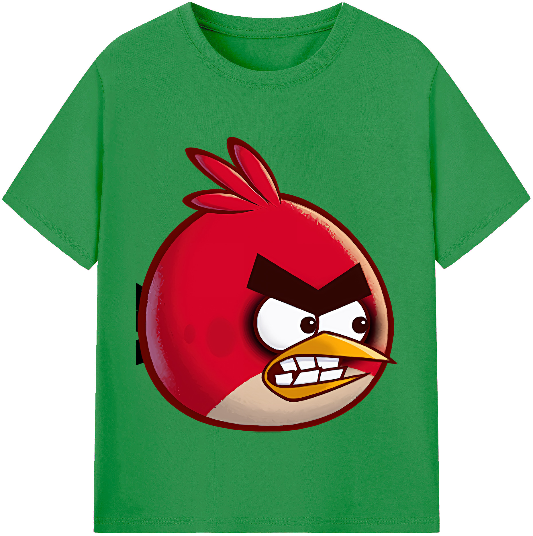 （画像用） Angry Birds アングリーバード レディースカジュアルプリントTシャツ（綿100％）