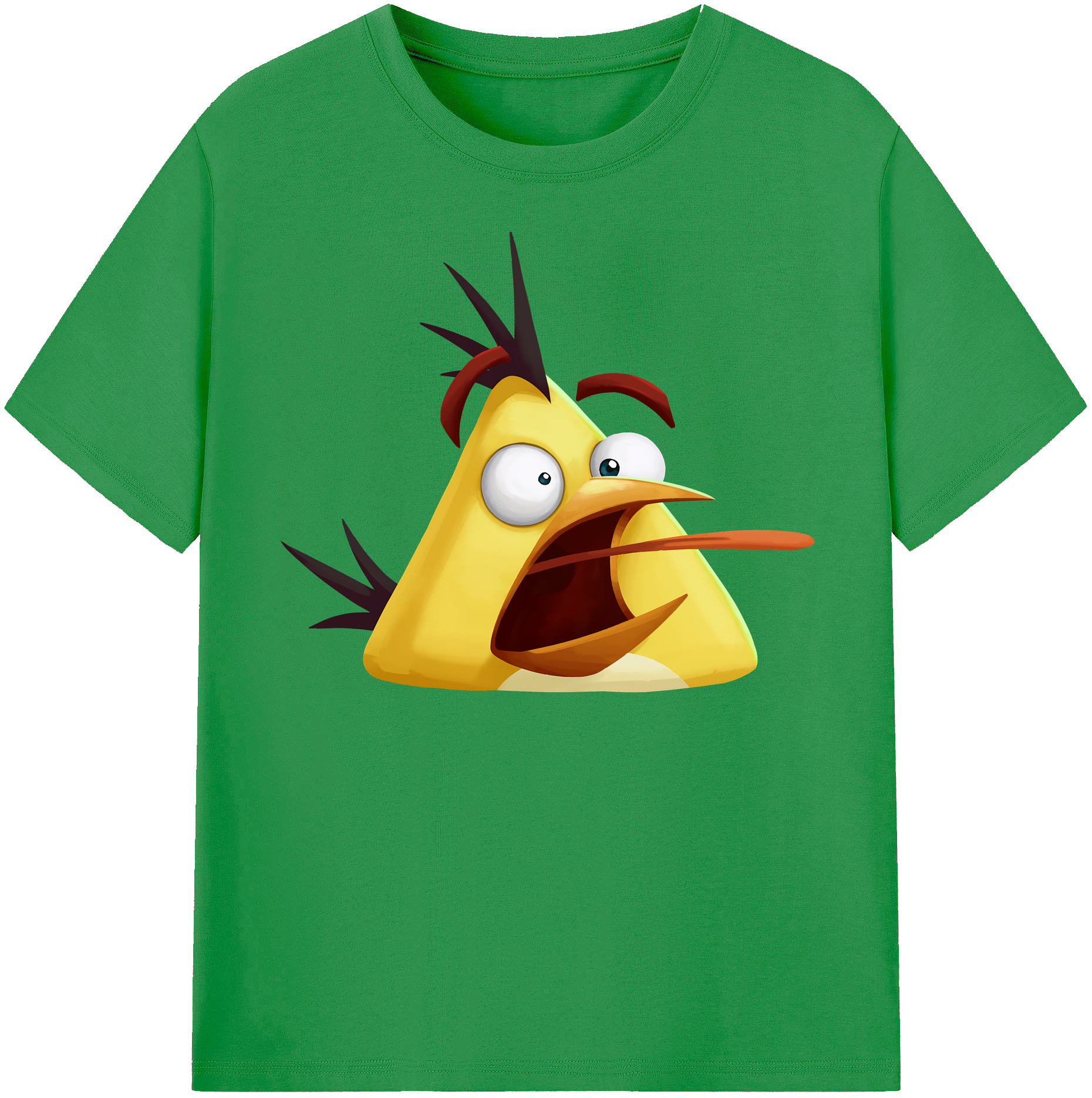 （画像用） Angry Birds アングリーバード レディースカジュアルプリントTシャツ（綿100％）