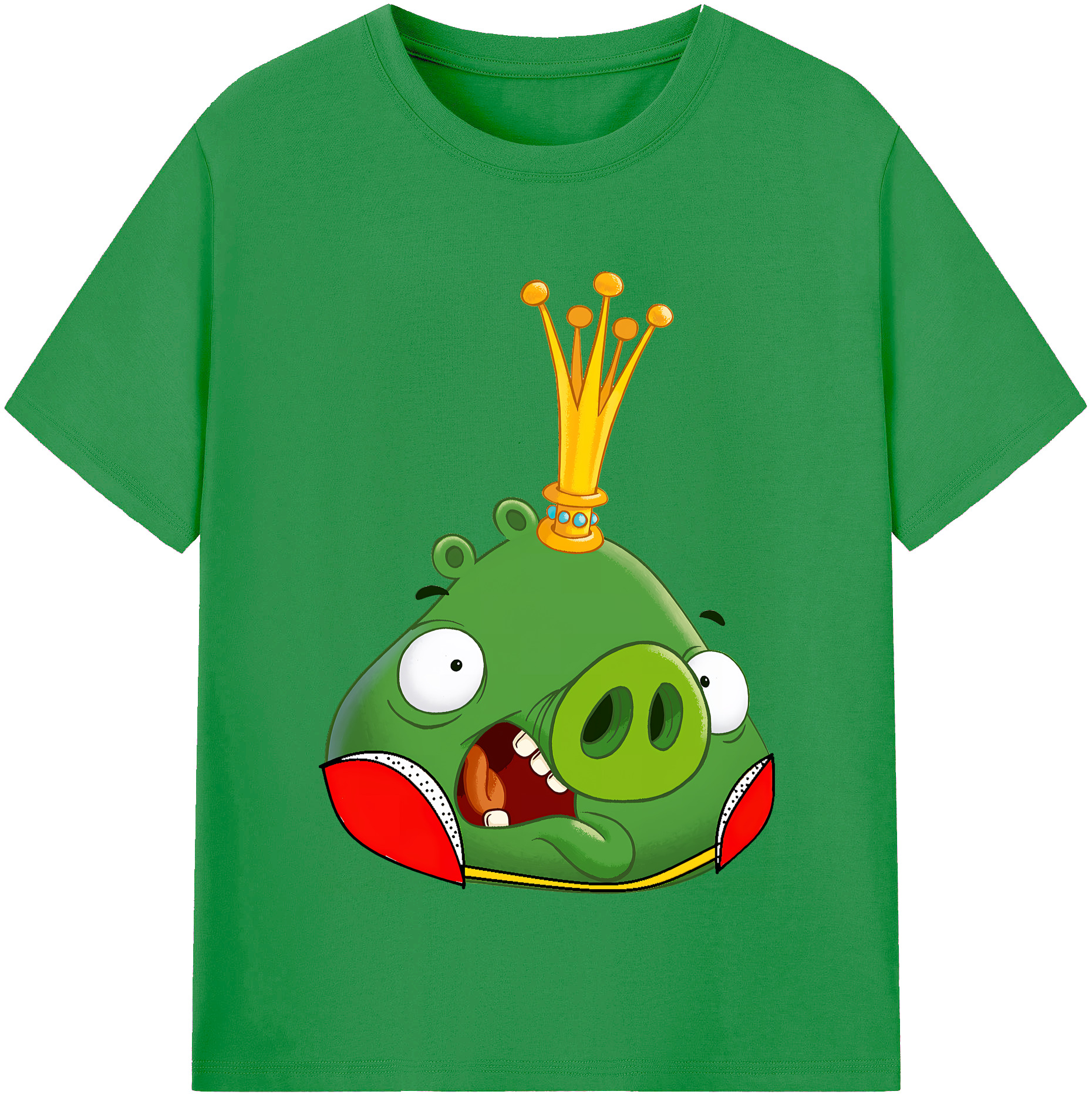 （画像用） Angry Birds アングリーバード レディースカジュアルプリントTシャツ（綿100％）