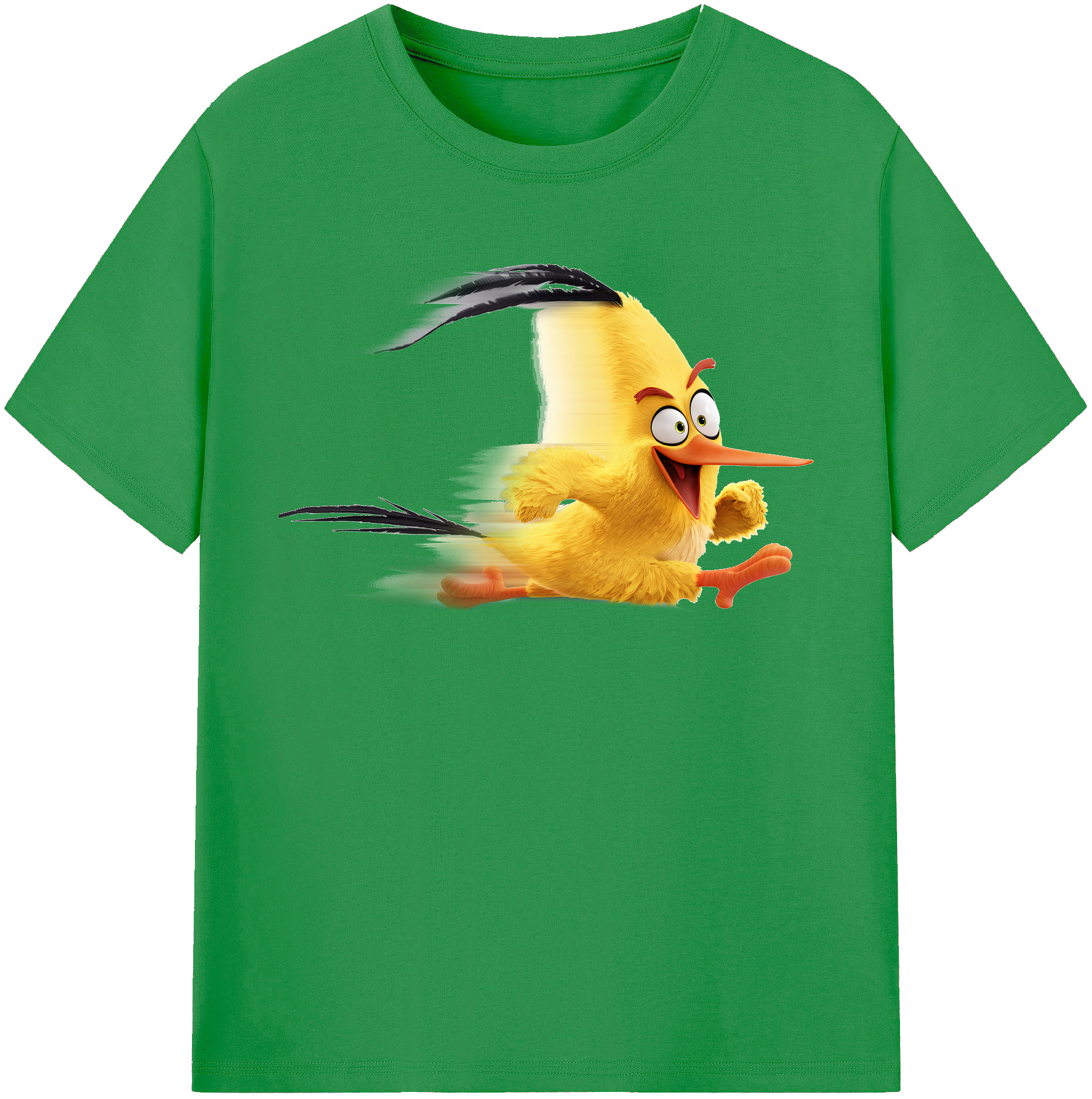 （画像用） Angry Birds アングリーバード レディースカジュアルプリントTシャツ（綿100％）