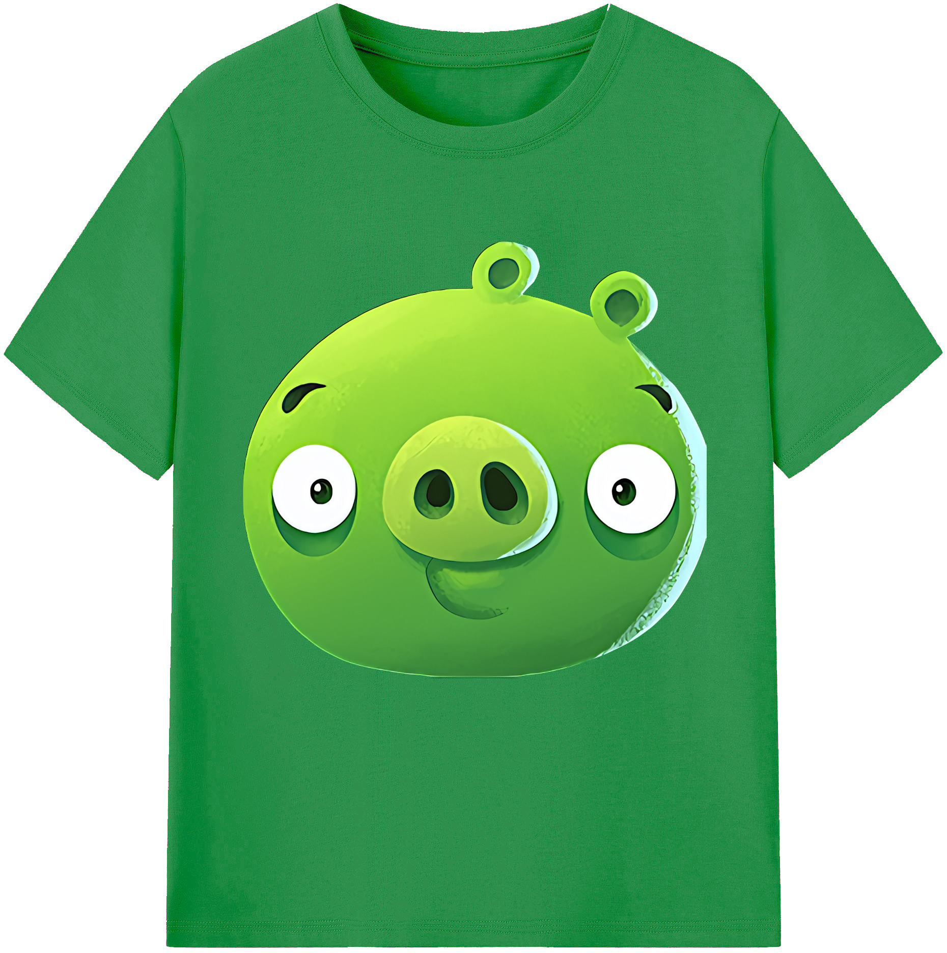 （画像用） Angry Birds アングリーバード レディースカジュアルプリントTシャツ（綿100％）