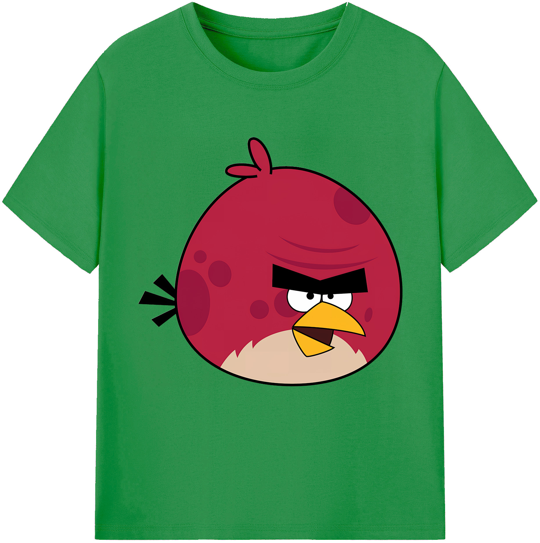 （画像用） Angry Birds アングリーバード レディースカジュアルプリントTシャツ（綿100％）