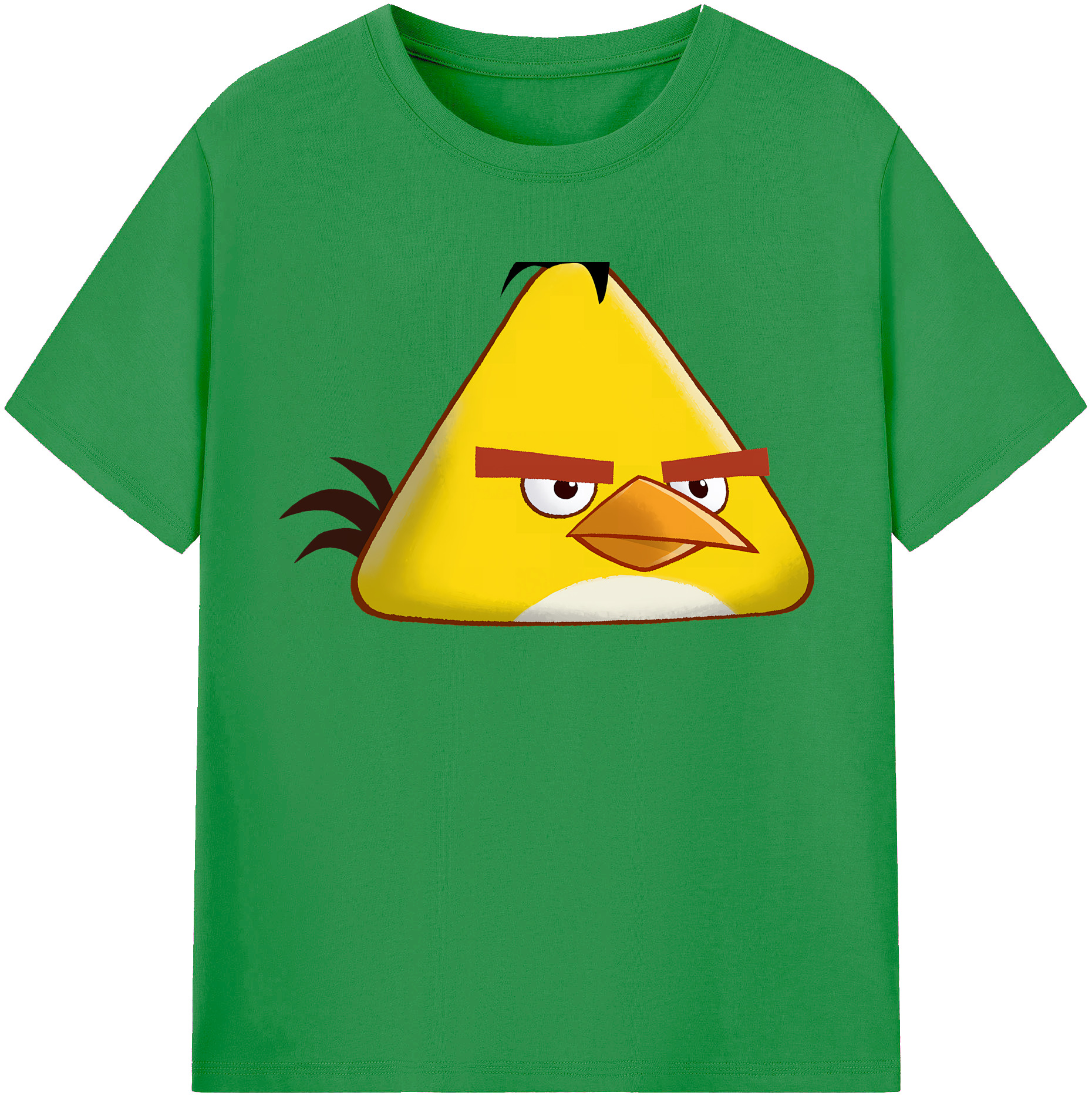（画像用） Angry Birds アングリーバード レディースカジュアルプリントTシャツ（綿100％）
