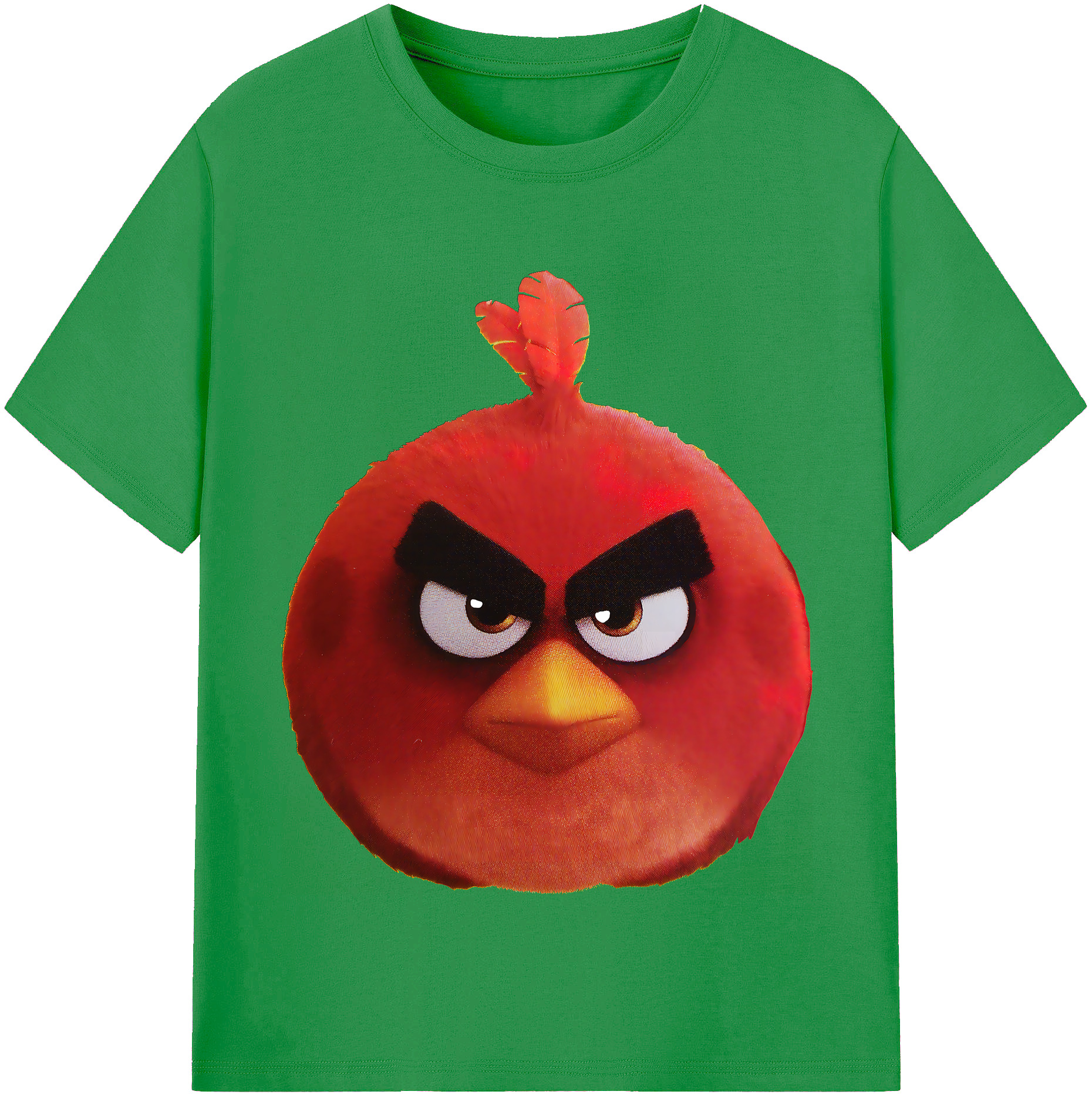 （画像用） Angry Birds アングリーバード レディースカジュアルプリントTシャツ（綿100％）