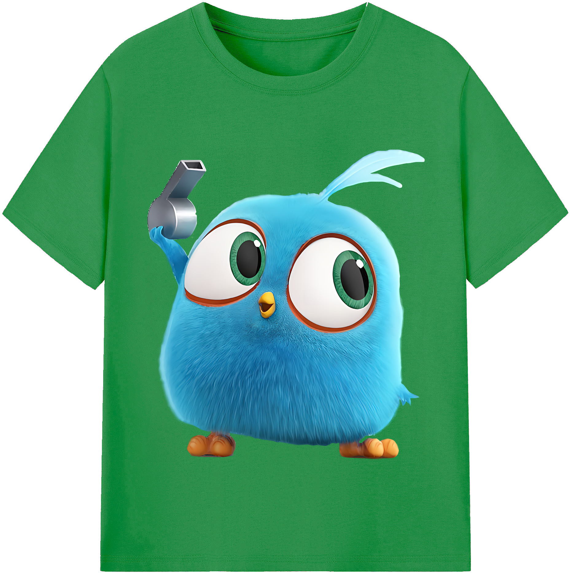 （画像用） Angry Birds アングリーバード レディースカジュアルプリントTシャツ（綿100％）