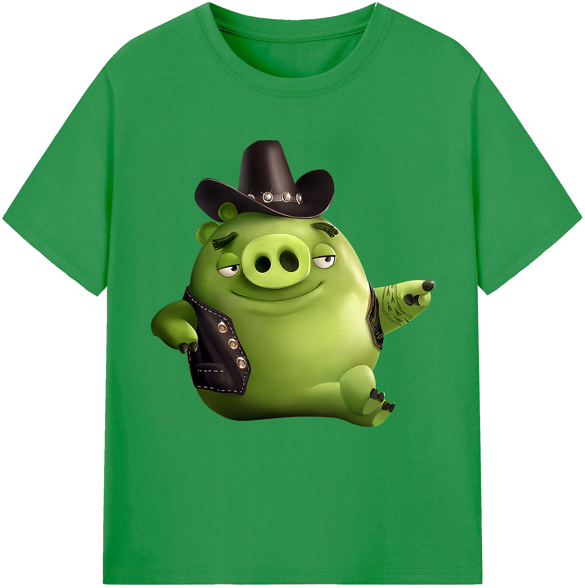 （画像用） Angry Birds アングリーバード レディースカジュアルプリントTシャツ（綿100％）