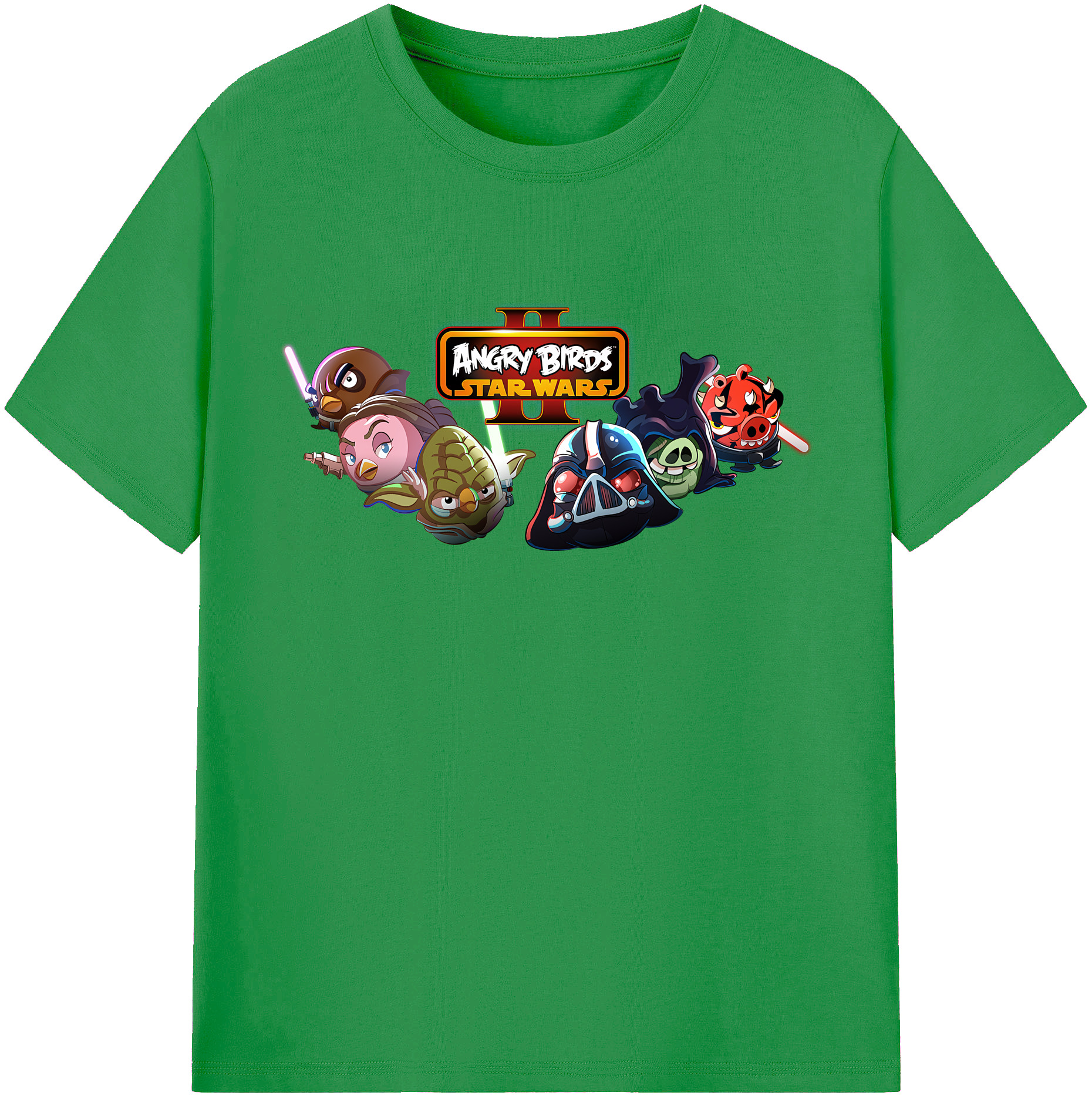 （画像用） Angry Birds アングリーバード レディースカジュアルプリントTシャツ（綿100％）