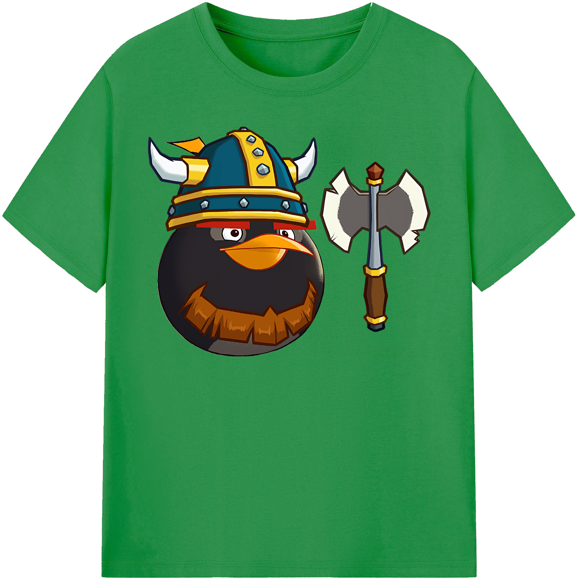 （画像用） Angry Birds アングリーバード レディースカジュアルプリントTシャツ（綿100％）